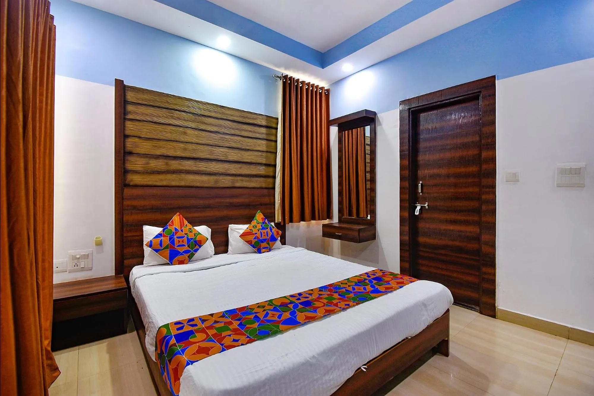 Bedroom, Bed in FabHotel Ocean View Apartment - Dabolim
