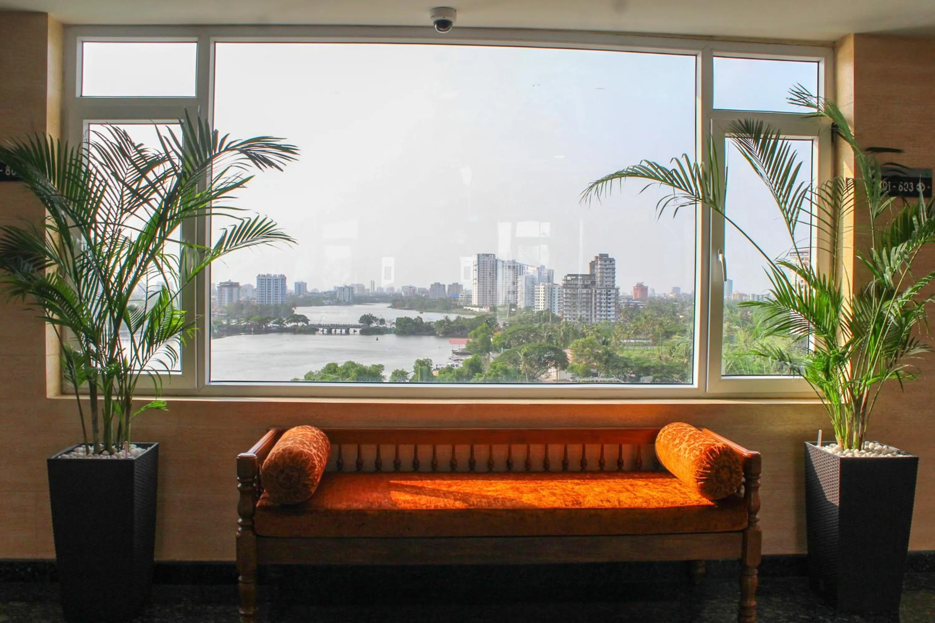 Lake view in JVK Park Hotel