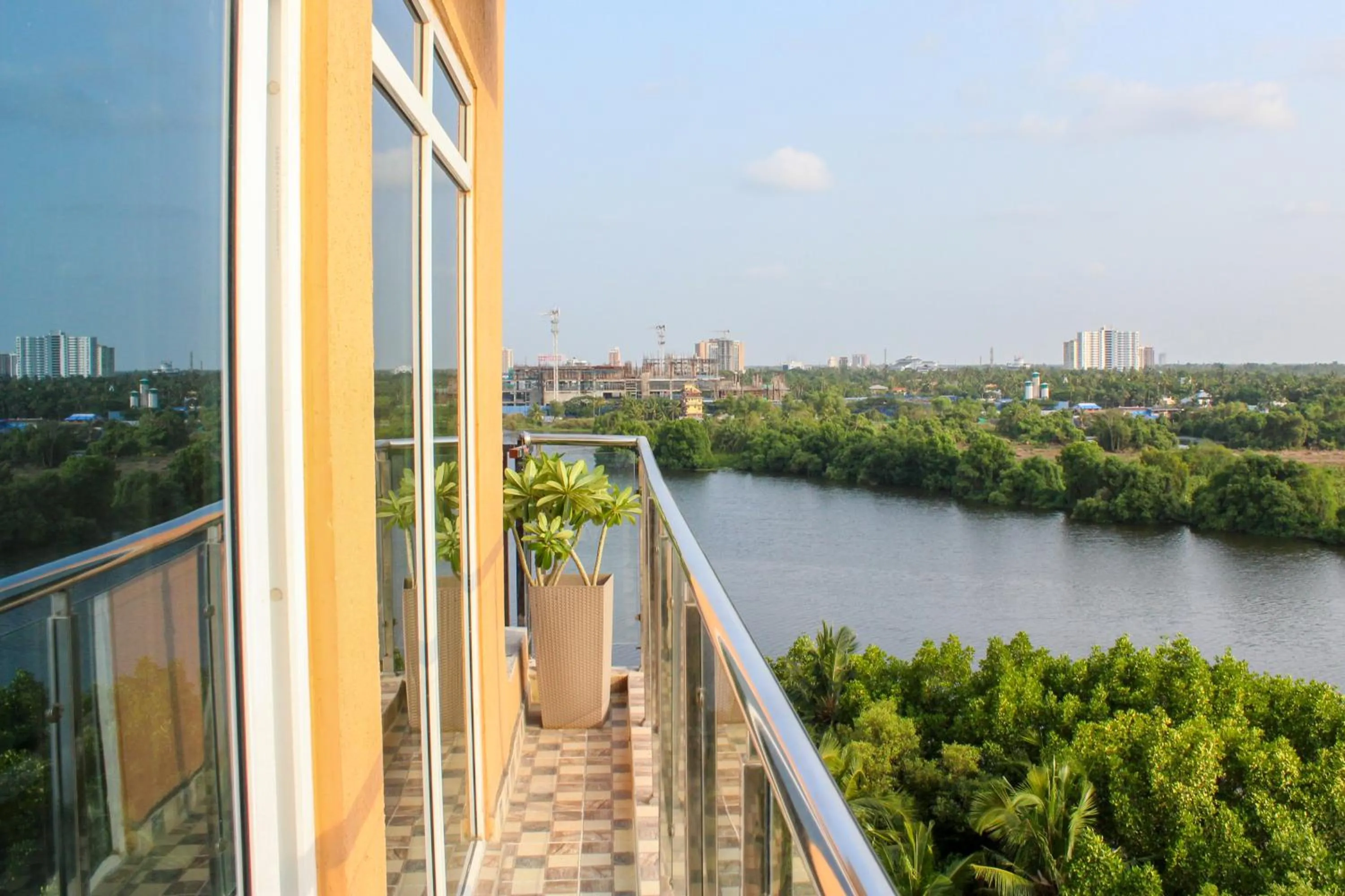 Lake view in JVK Park Hotel