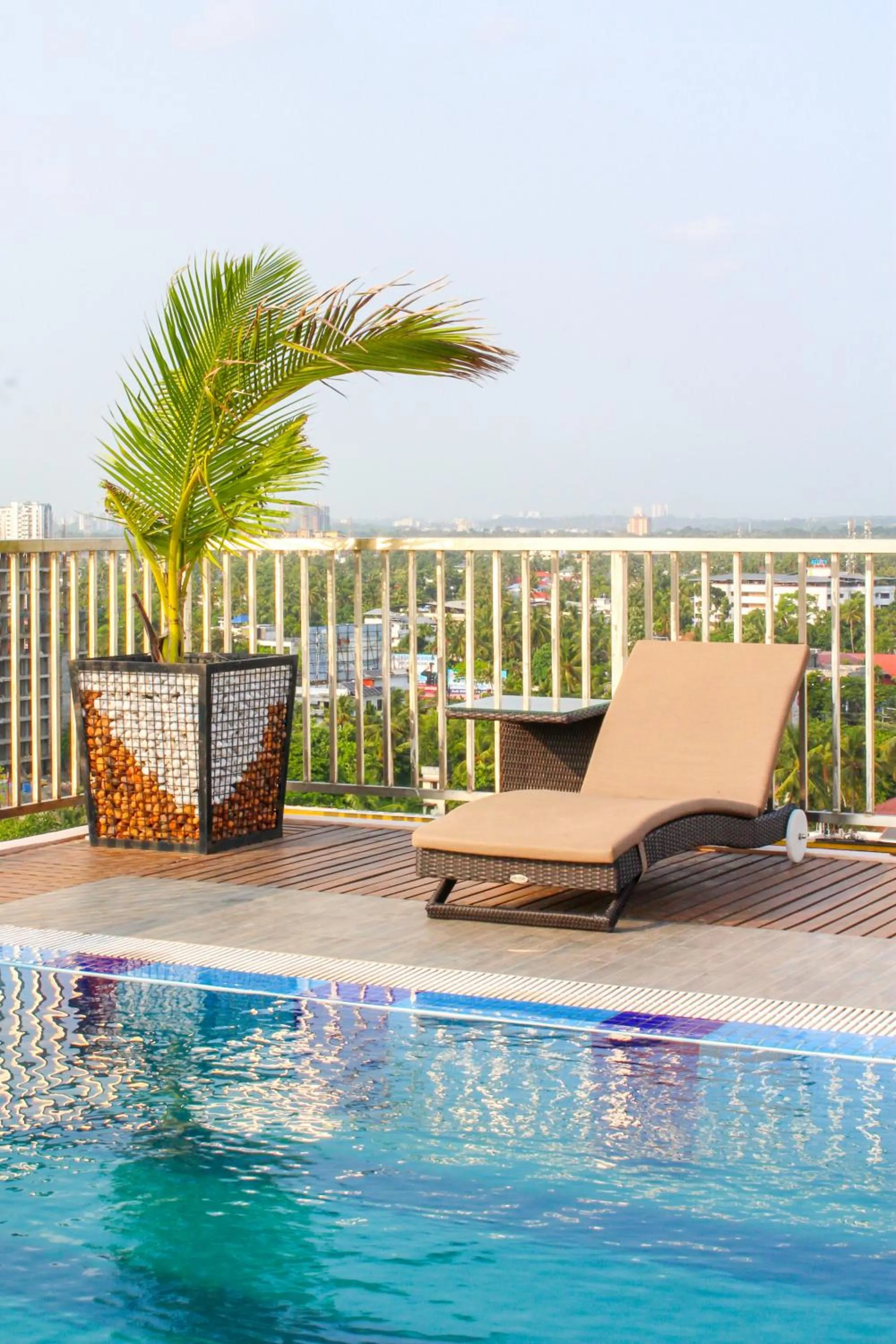 Swimming pool in JVK Park Hotel