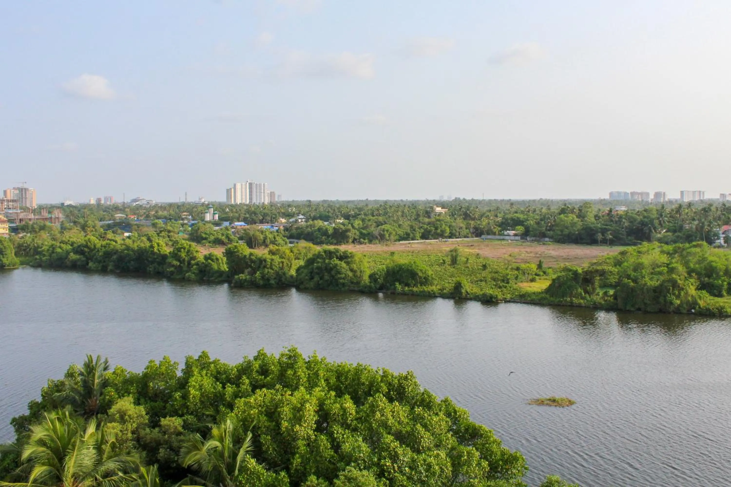 Lake view in JVK Park Hotel