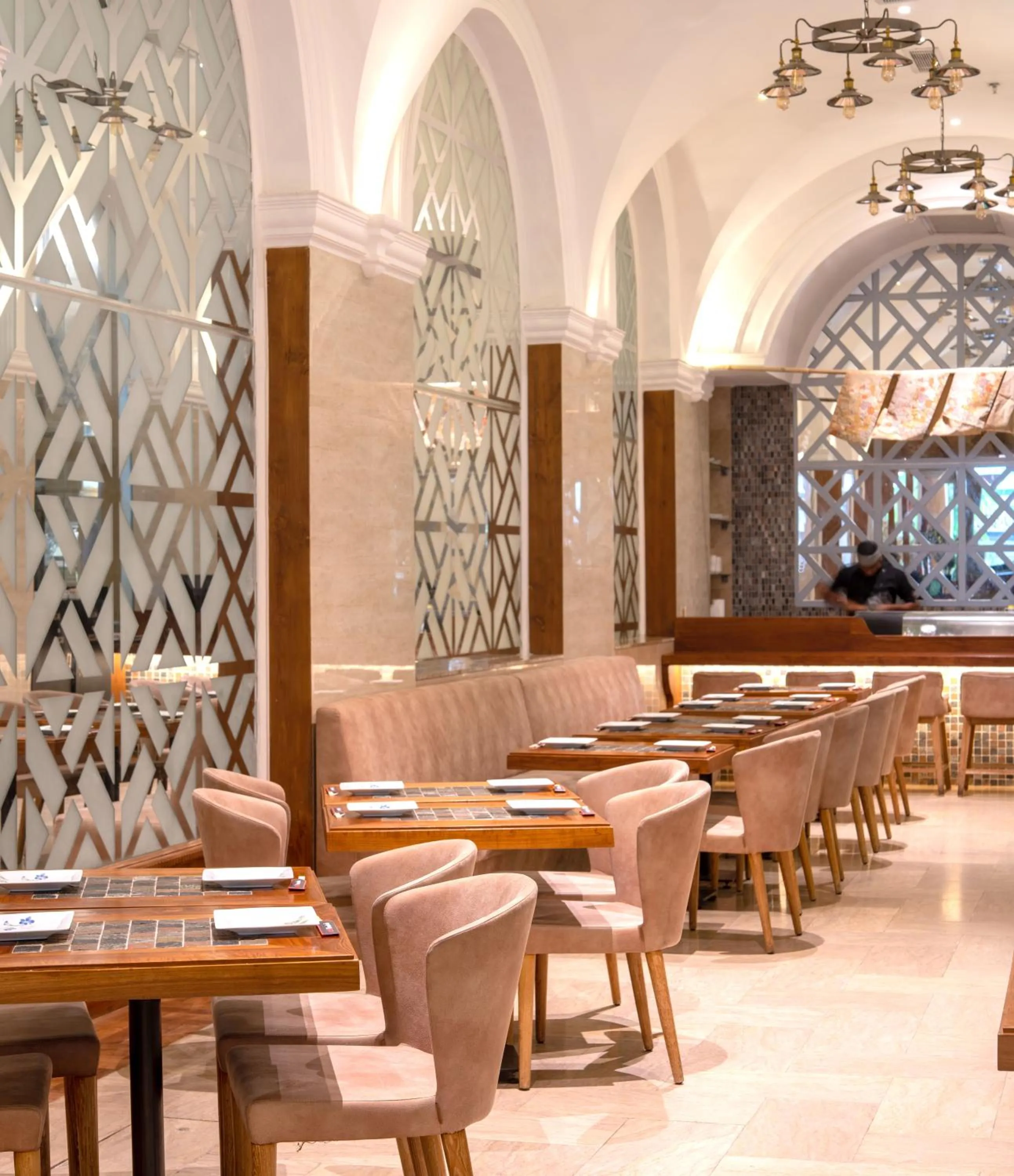 Restaurant/places to eat in The Radh Hotel