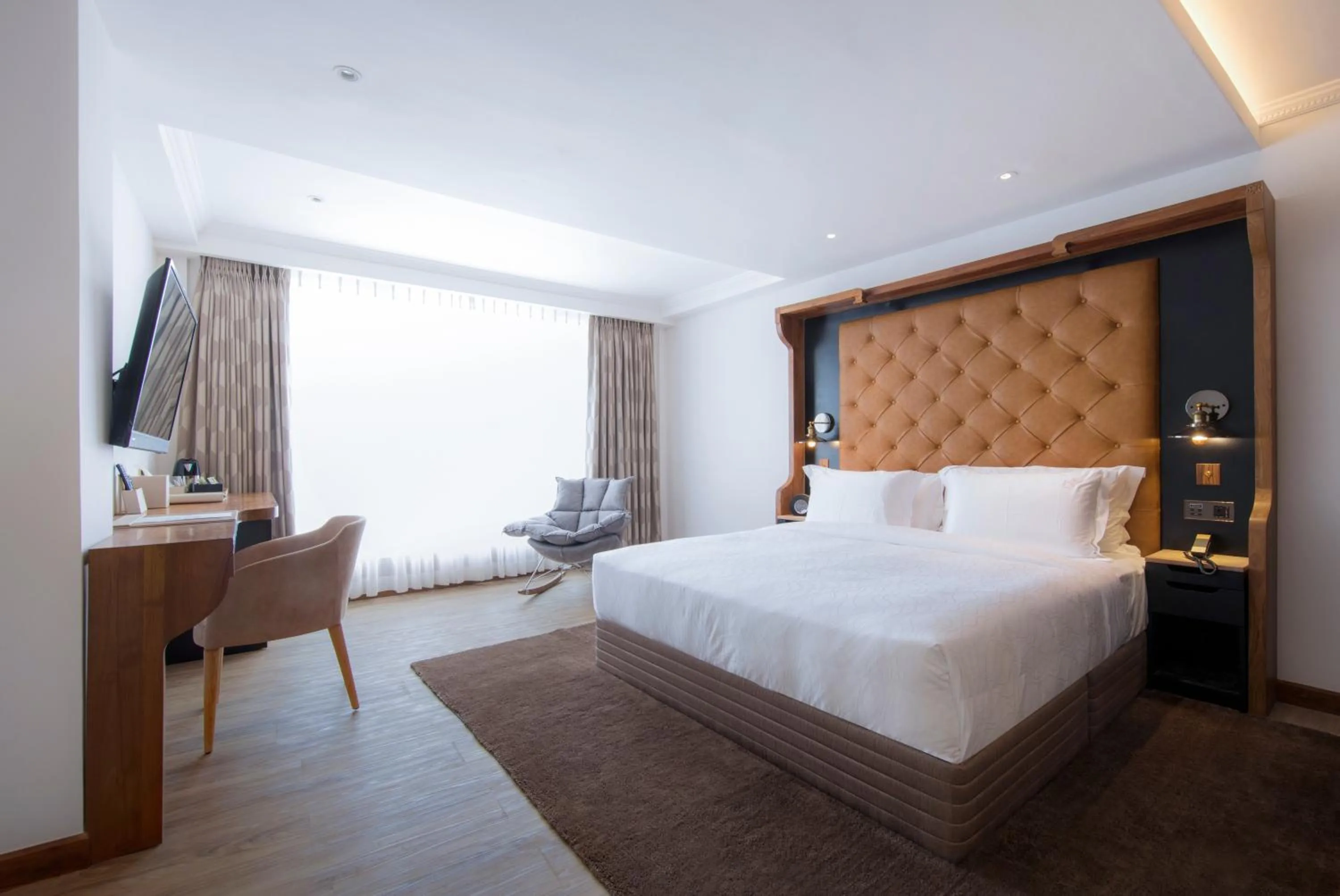 Photo of the whole room, Bed in The Radh Hotel