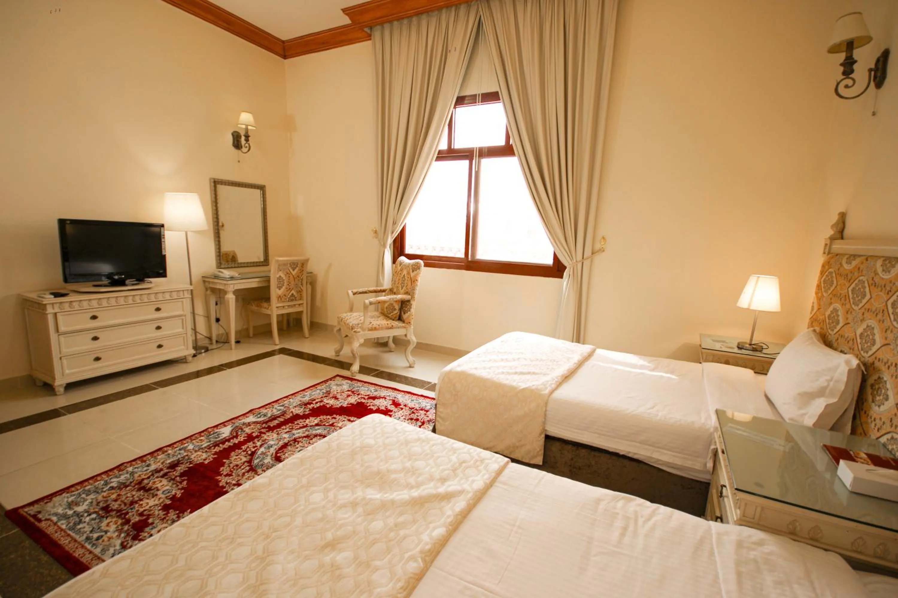 Bed in Al Bada Hotel and Resort
