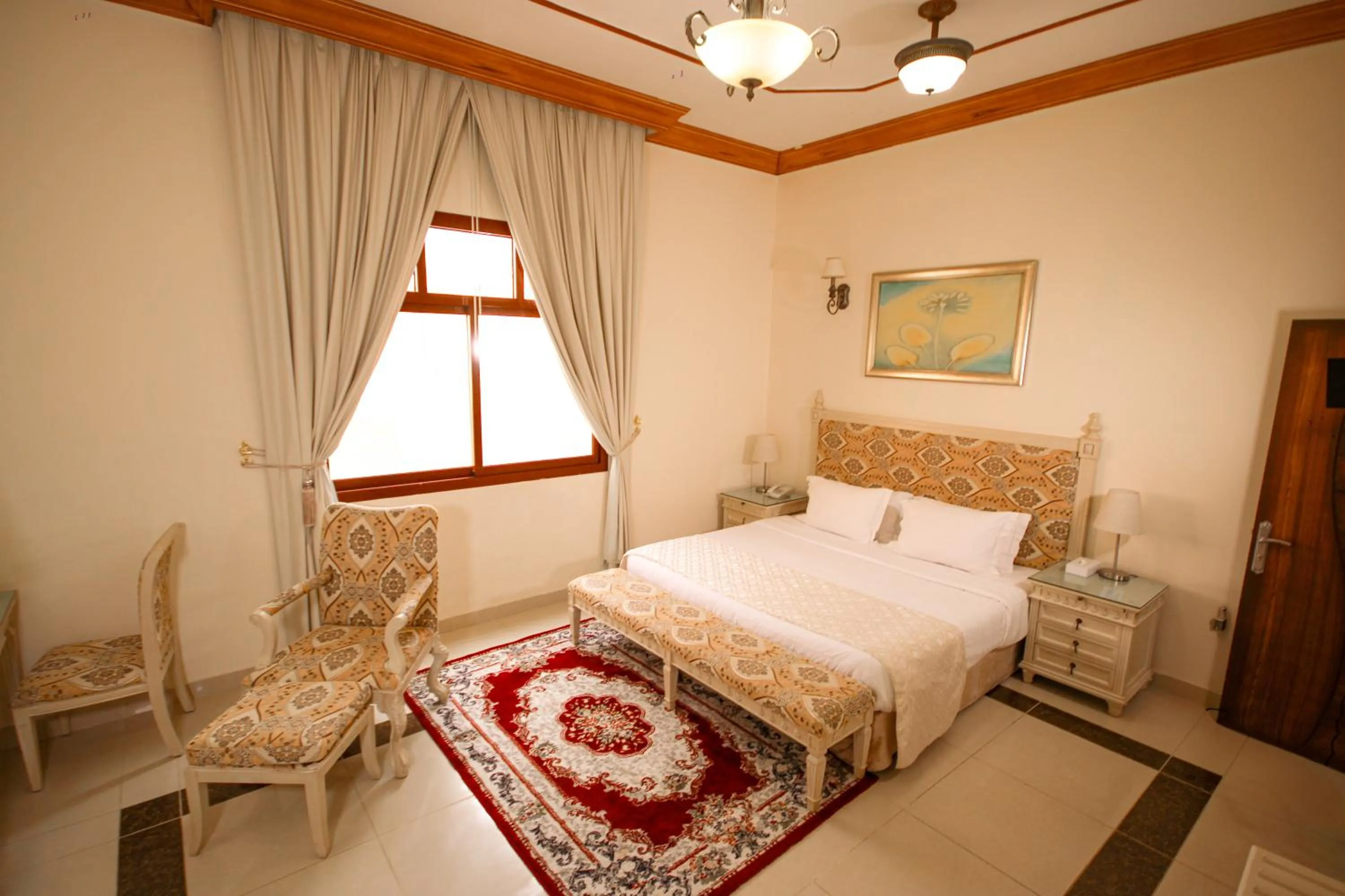 Bed in Al Bada Hotel and Resort