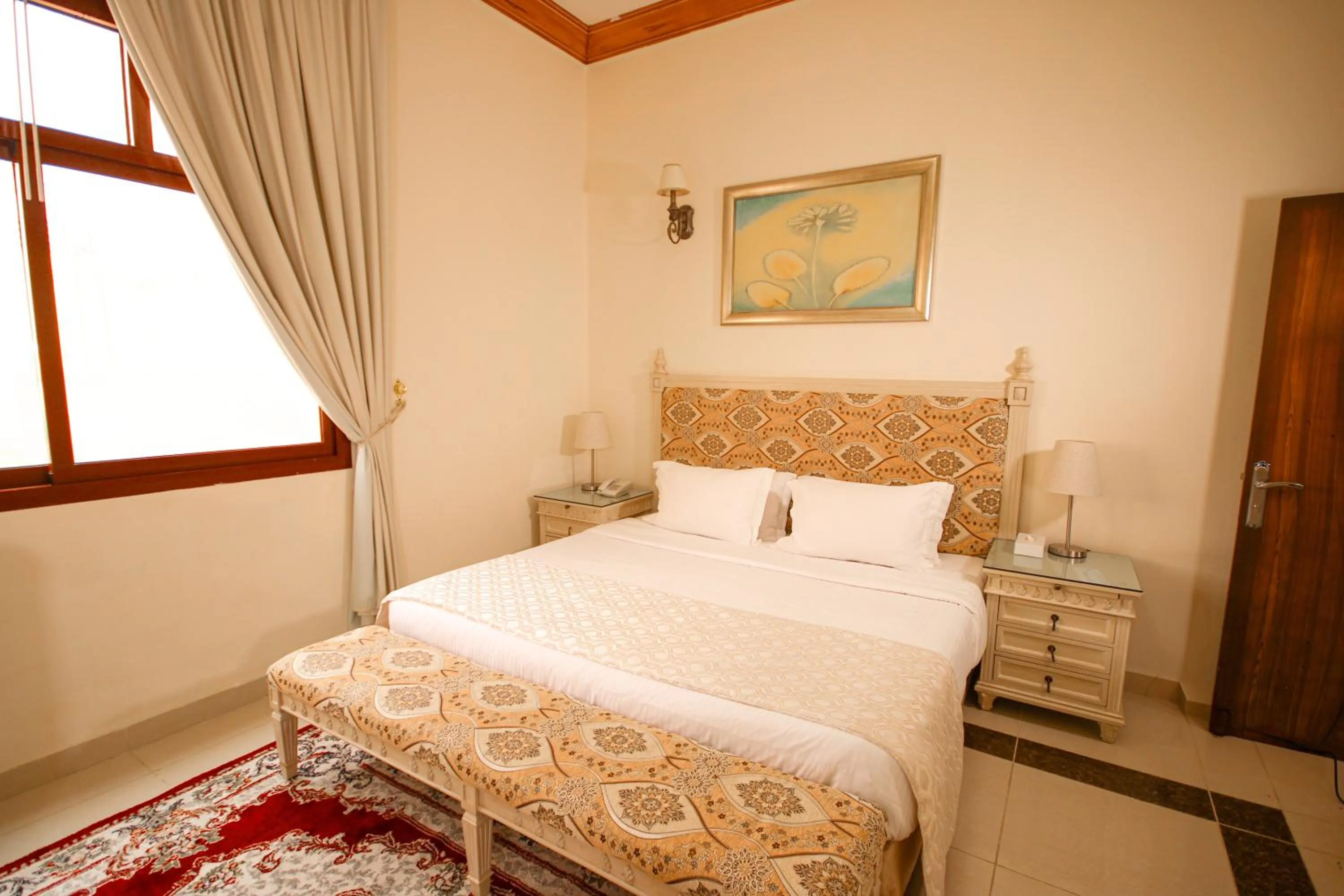 Bed in Al Bada Hotel and Resort