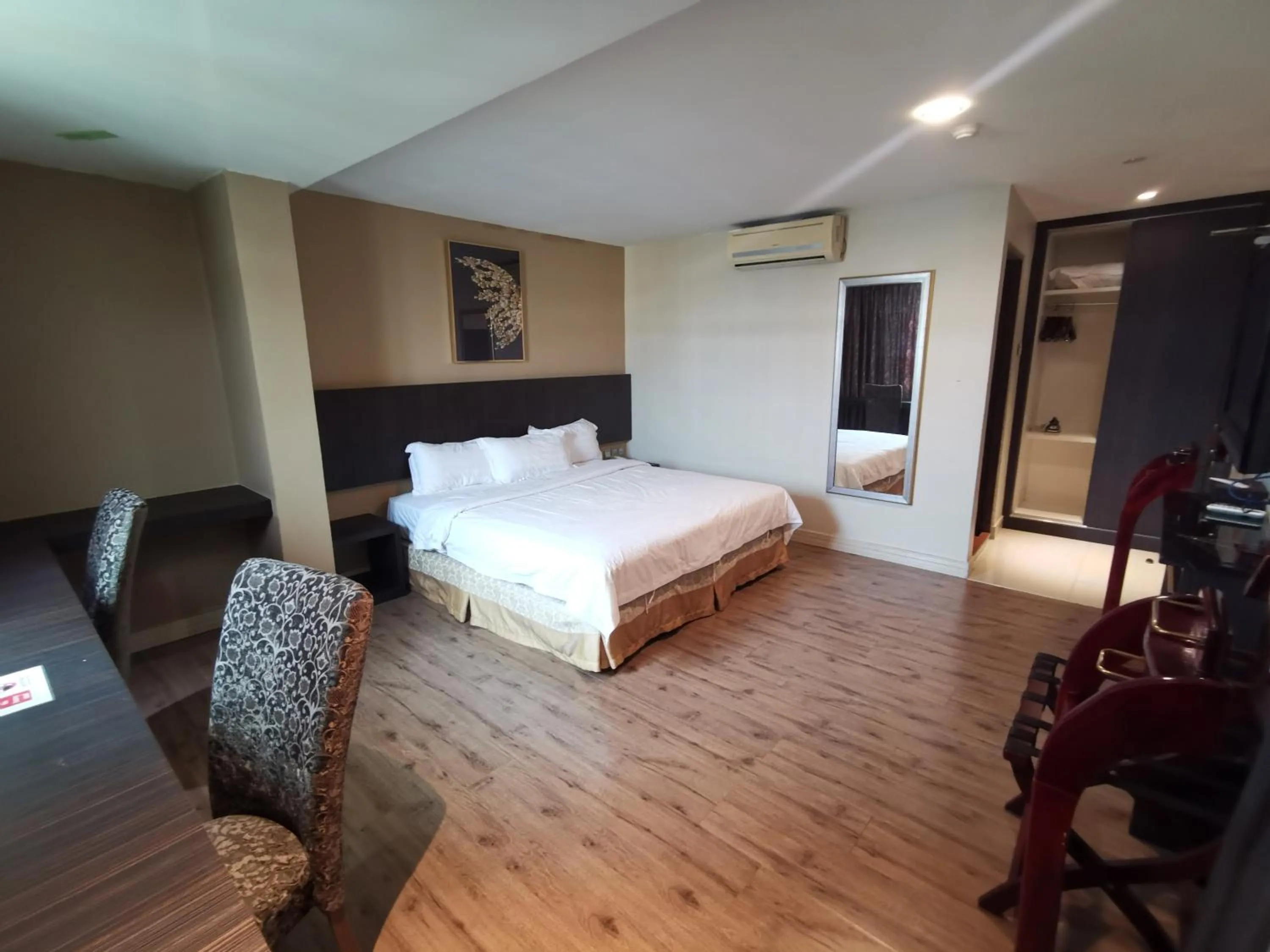 Bed in Hotel De Leon II