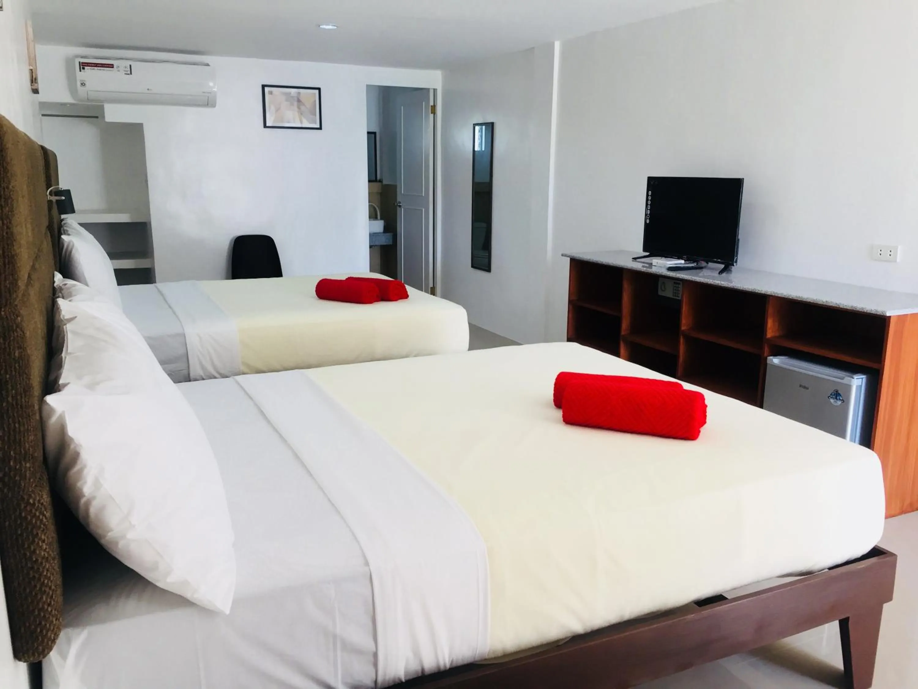Bed in Heartland Hotel Serviced Rooms & Apartments.
