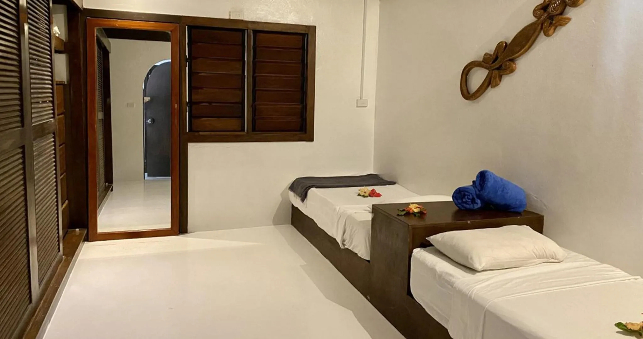 Bed in Navutu Stars Resort