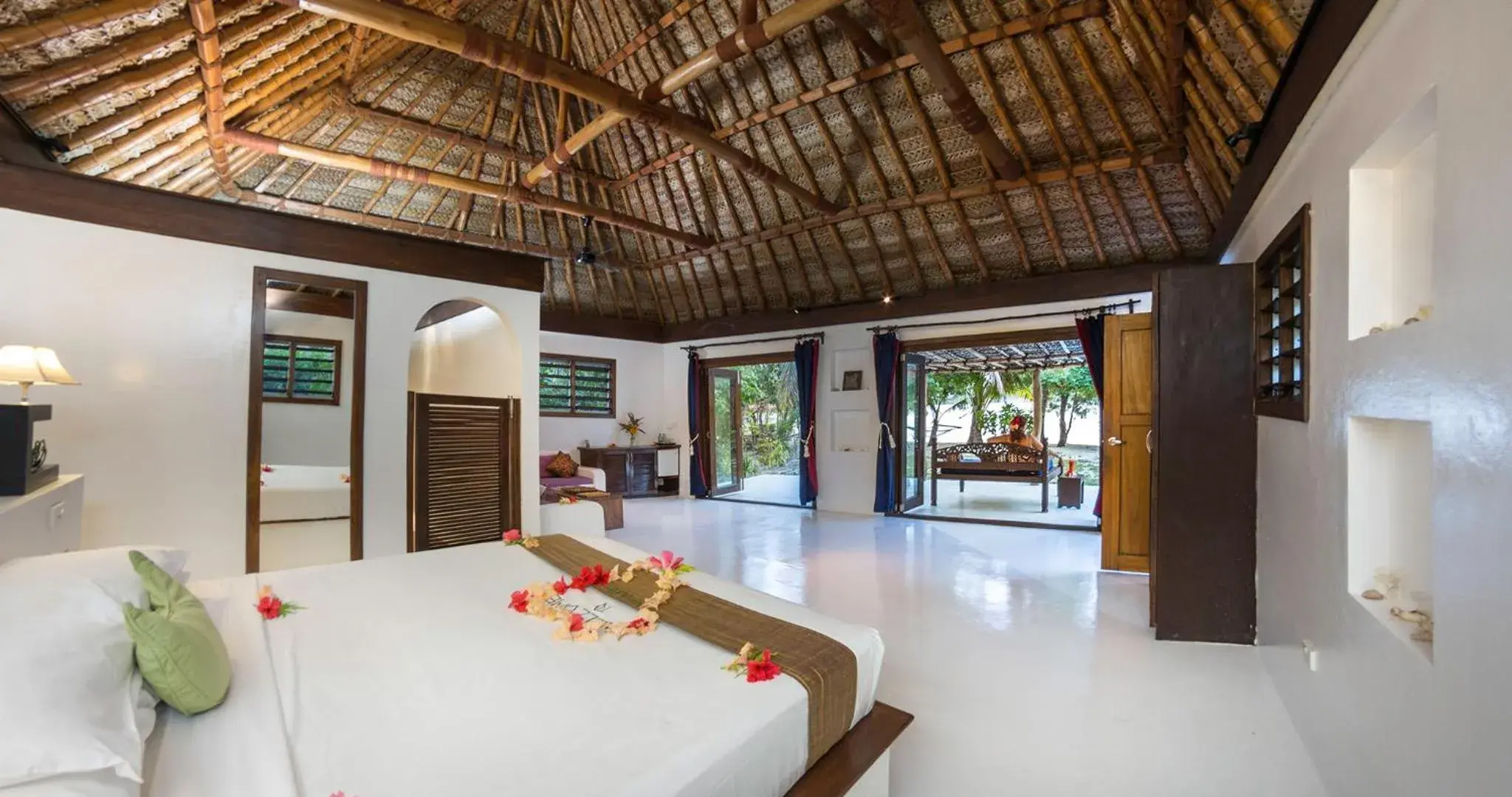 Bed in Navutu Stars Resort Bed in Navutu Stars Resort