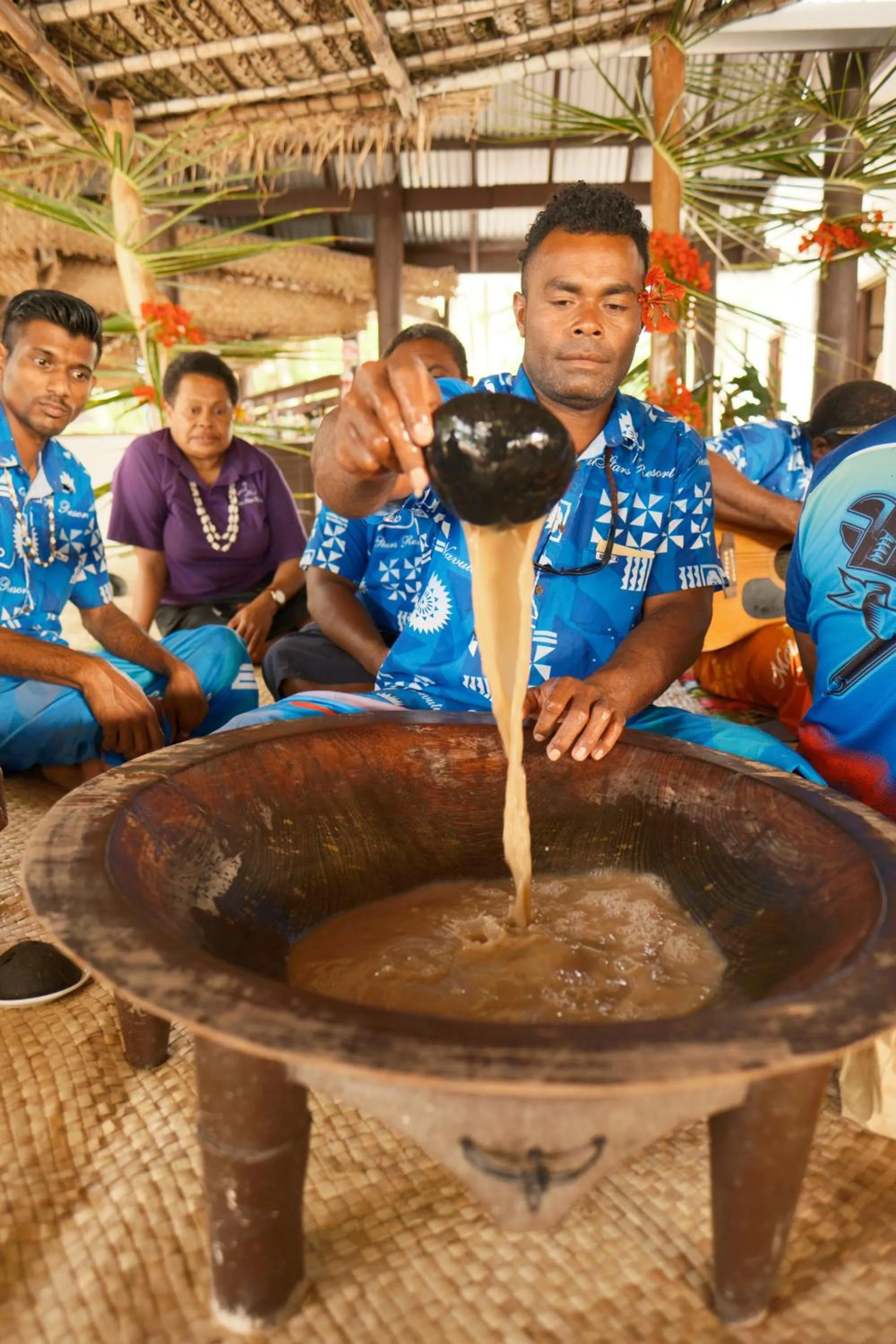 People in Navutu Stars Resort