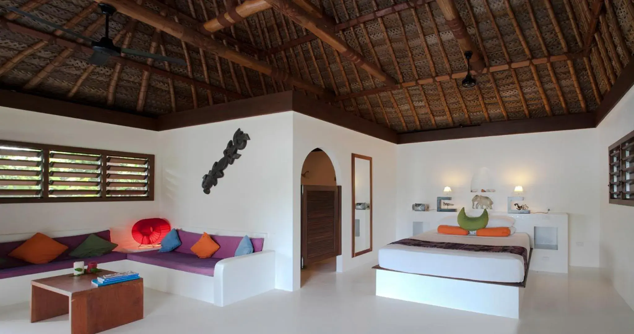 Bed in Navutu Stars Resort Bed in Navutu Stars Resort