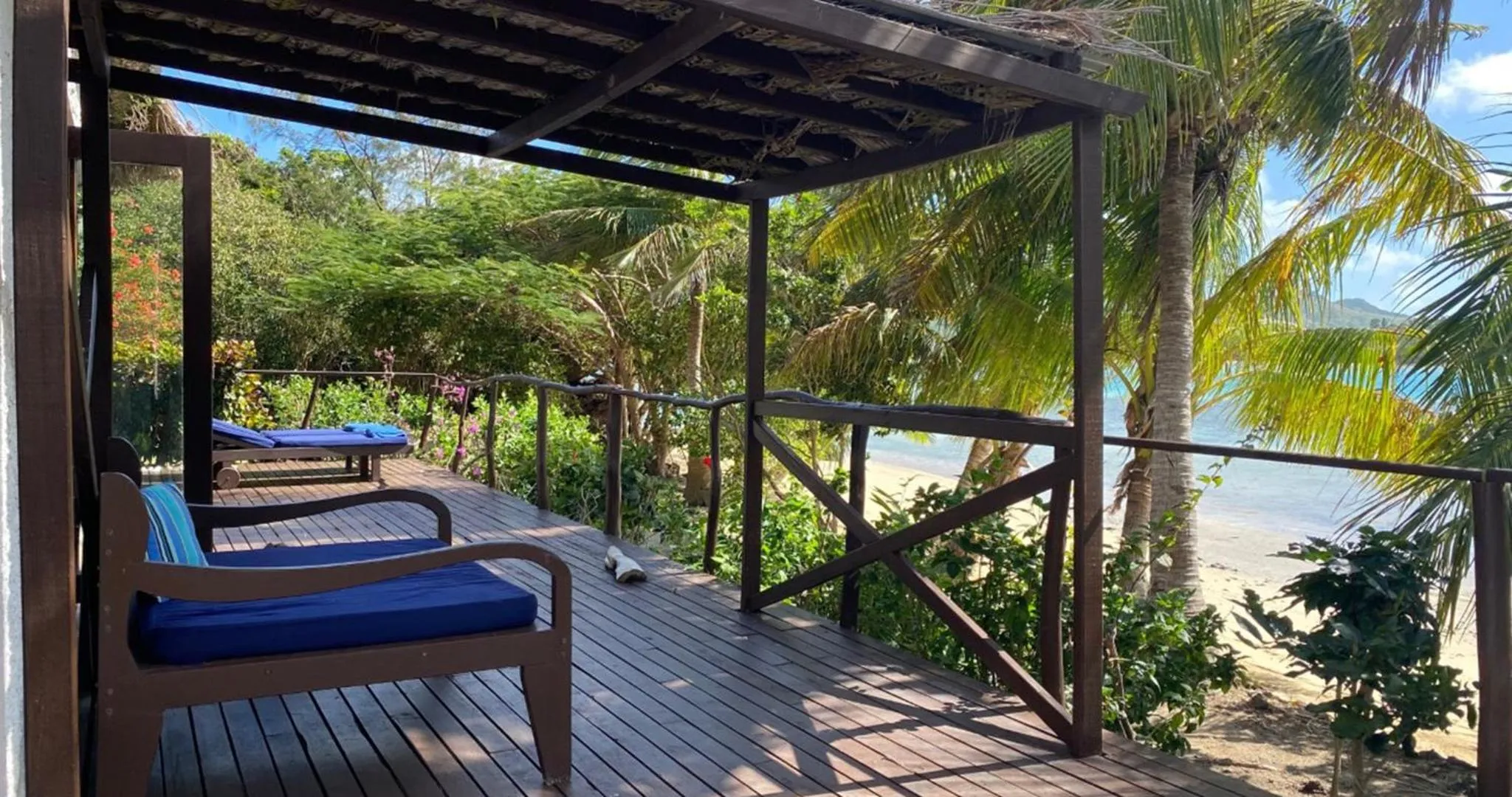 Patio in Navutu Stars Resort