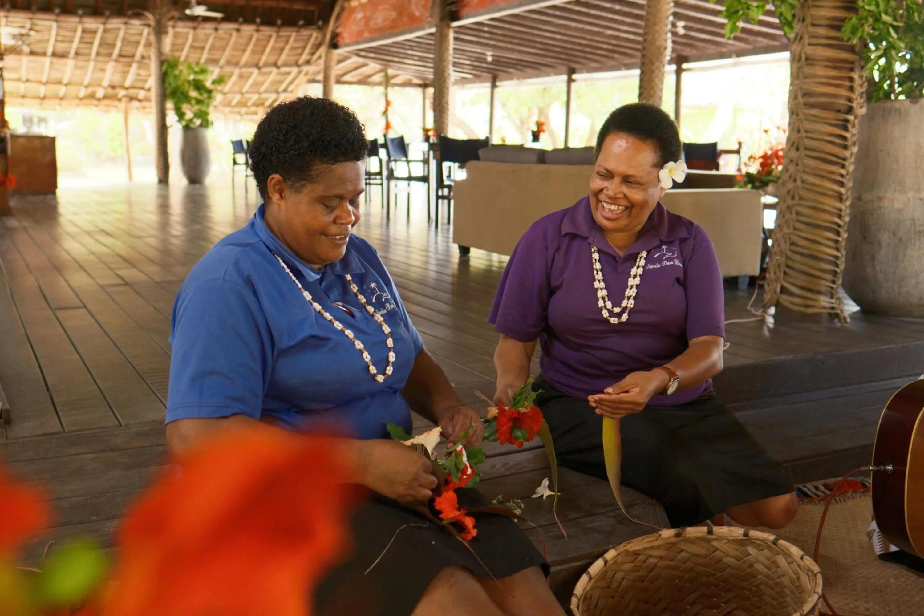 Staff in Navutu Stars Resort