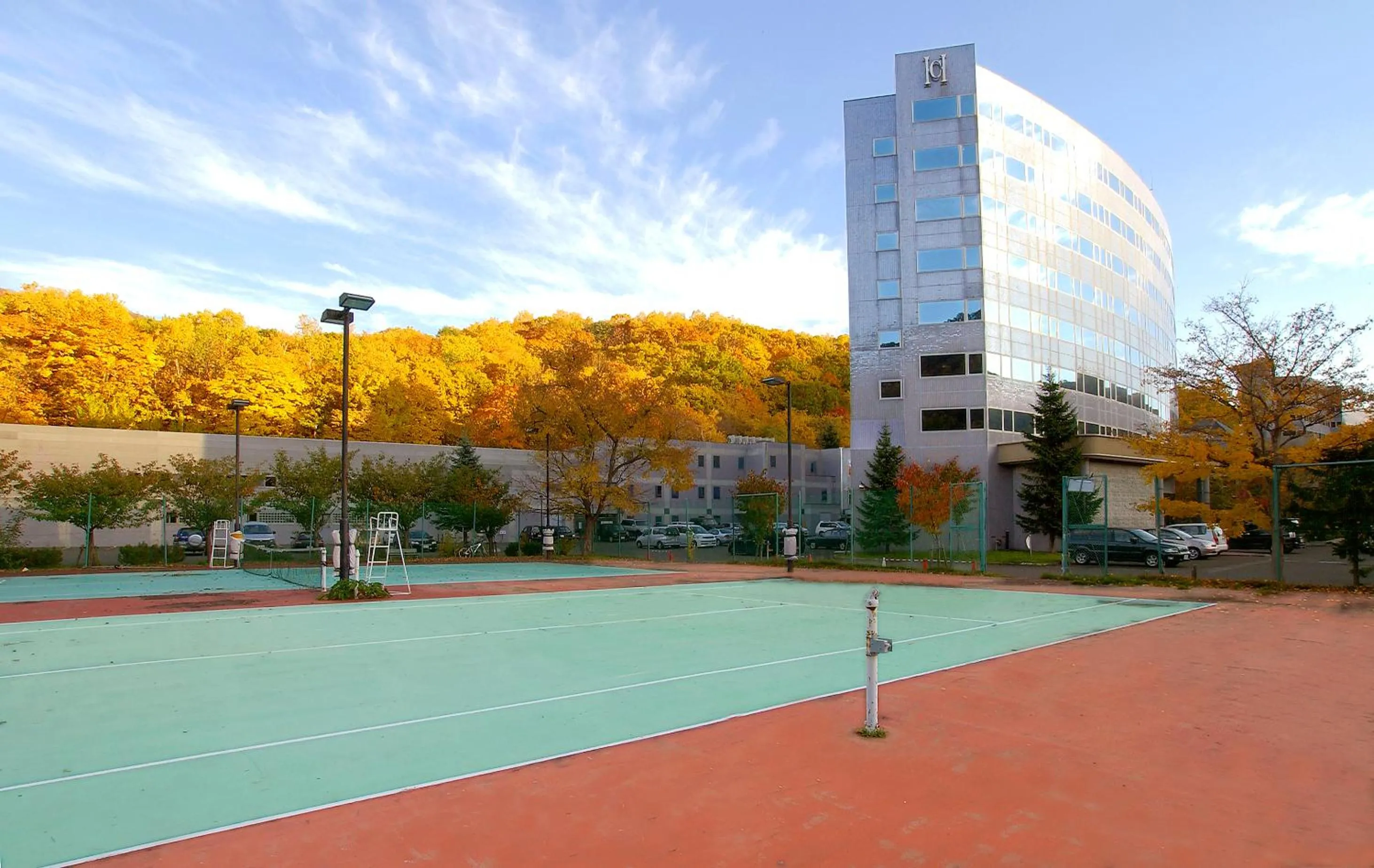 Tennis court in Otaru Asari Classe Hotel