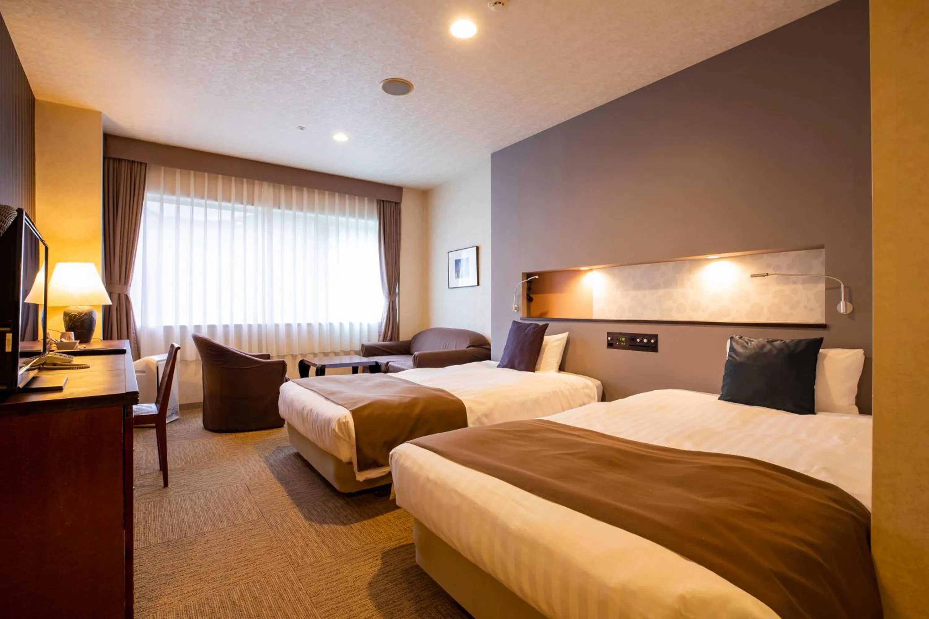 Photo of the whole room, Bed in Otaru Asari Classe Hotel