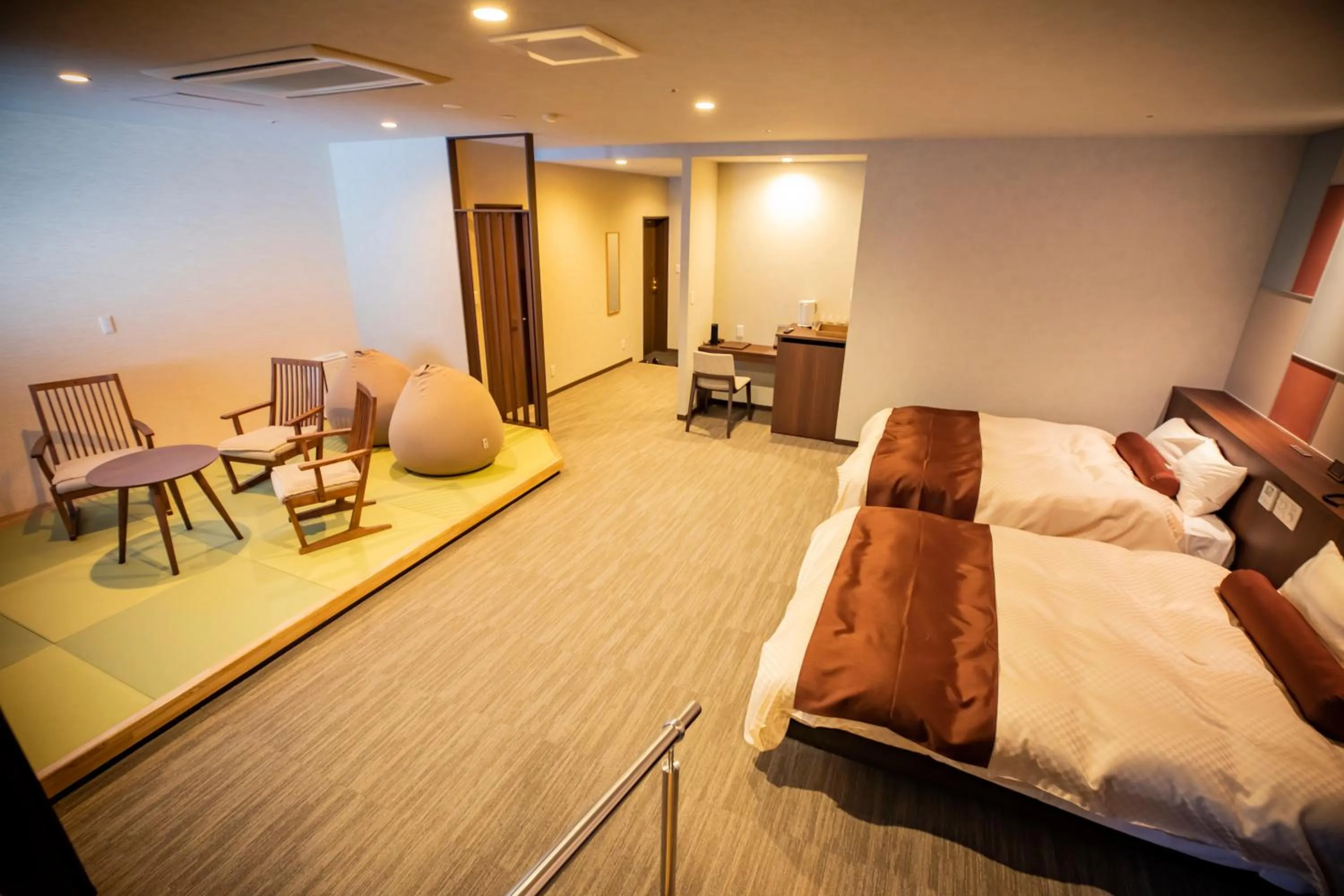 Photo of the whole room, Bed in Otaru Asari Classe Hotel