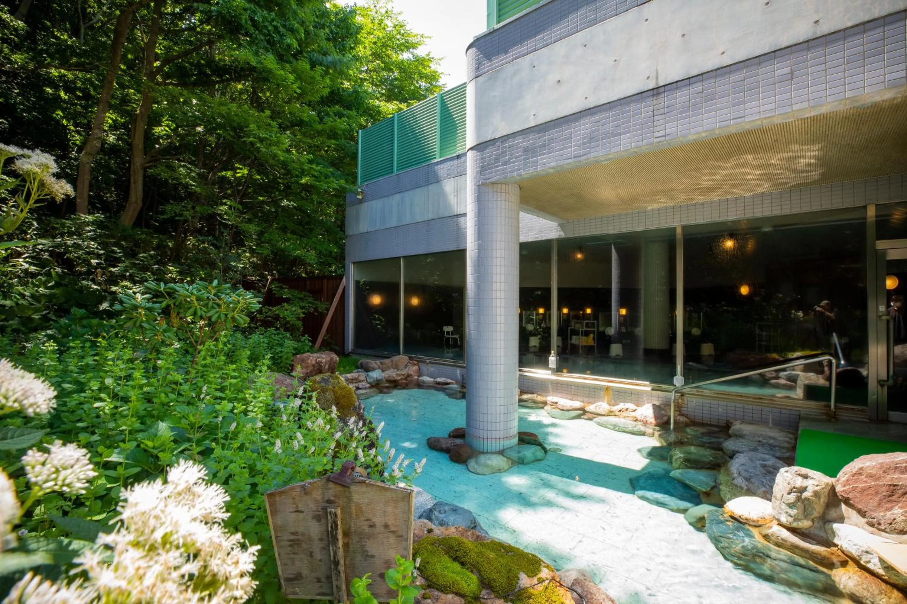 Open Air Bath in Otaru Asari Classe Hotel
