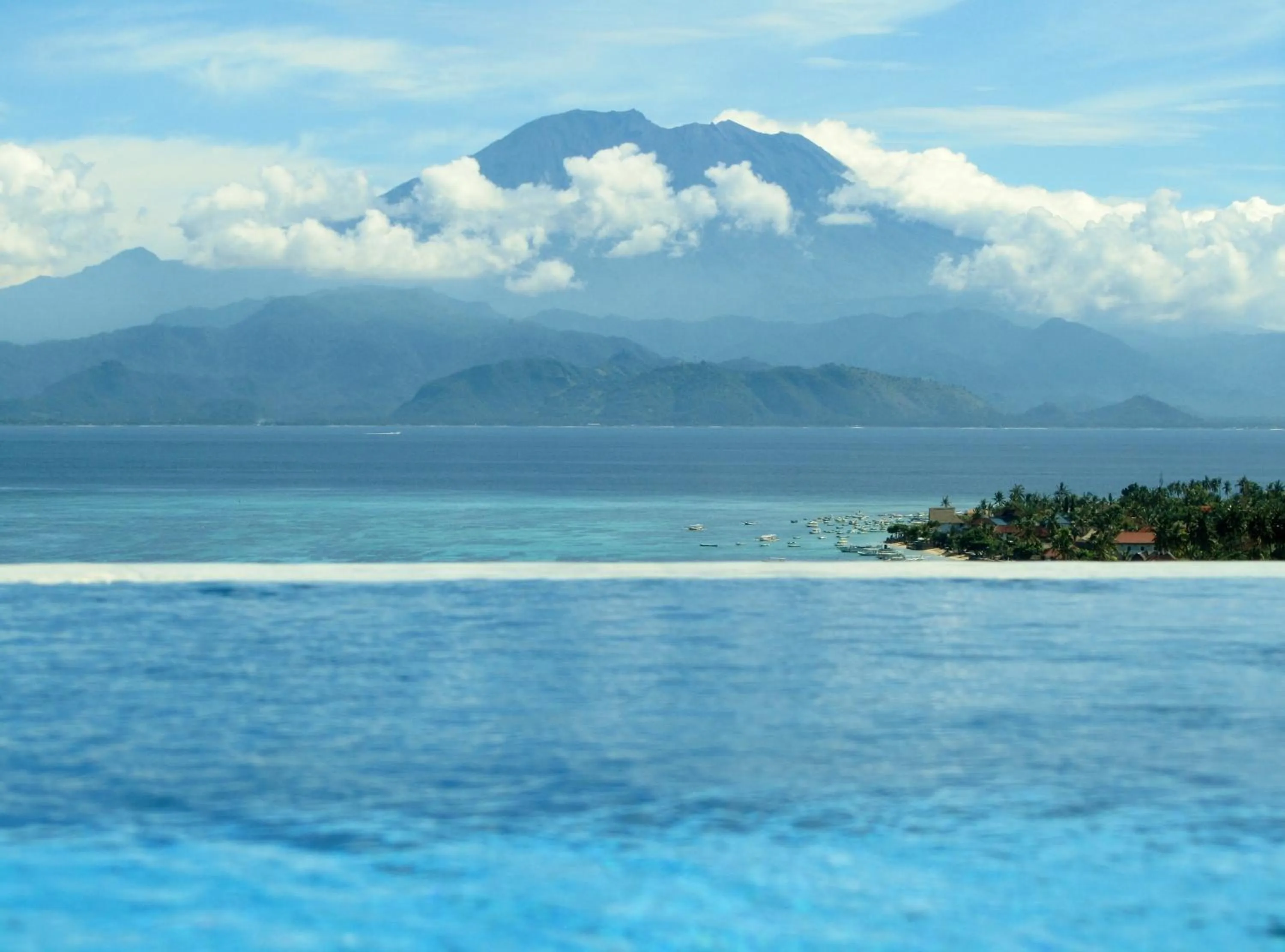 Mountain view in Lembongan Harmony Villas
