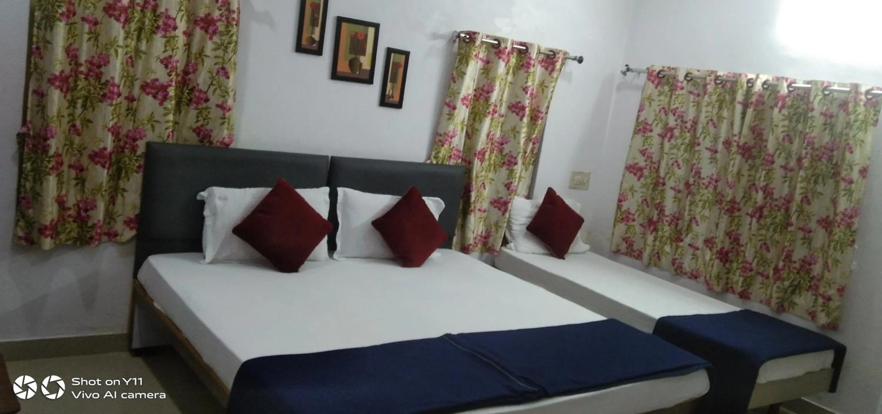 Bed in Gurukrupa Bunglow