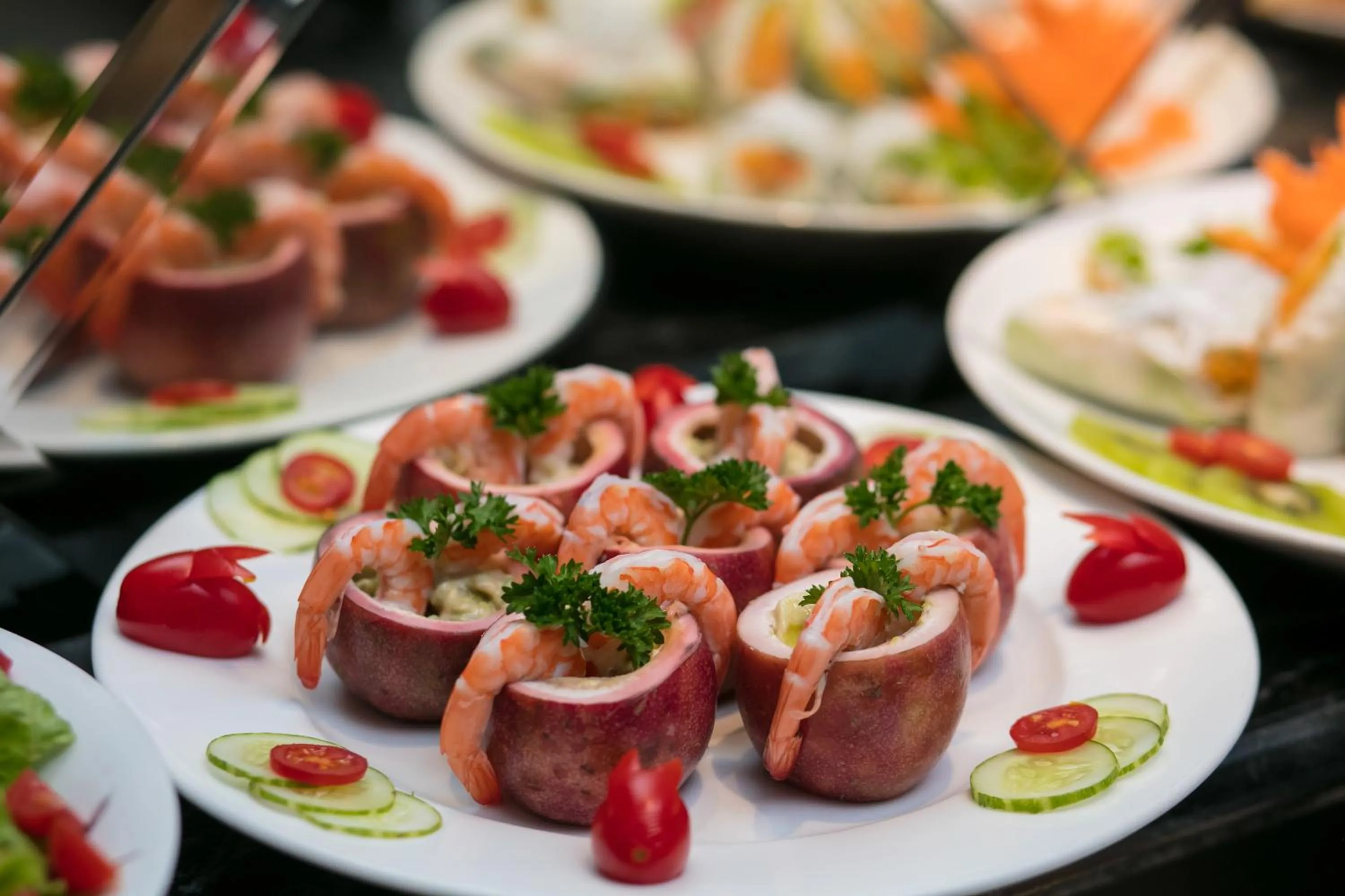 Buffet breakfast in La Beaute Boutique Hotel & Spa