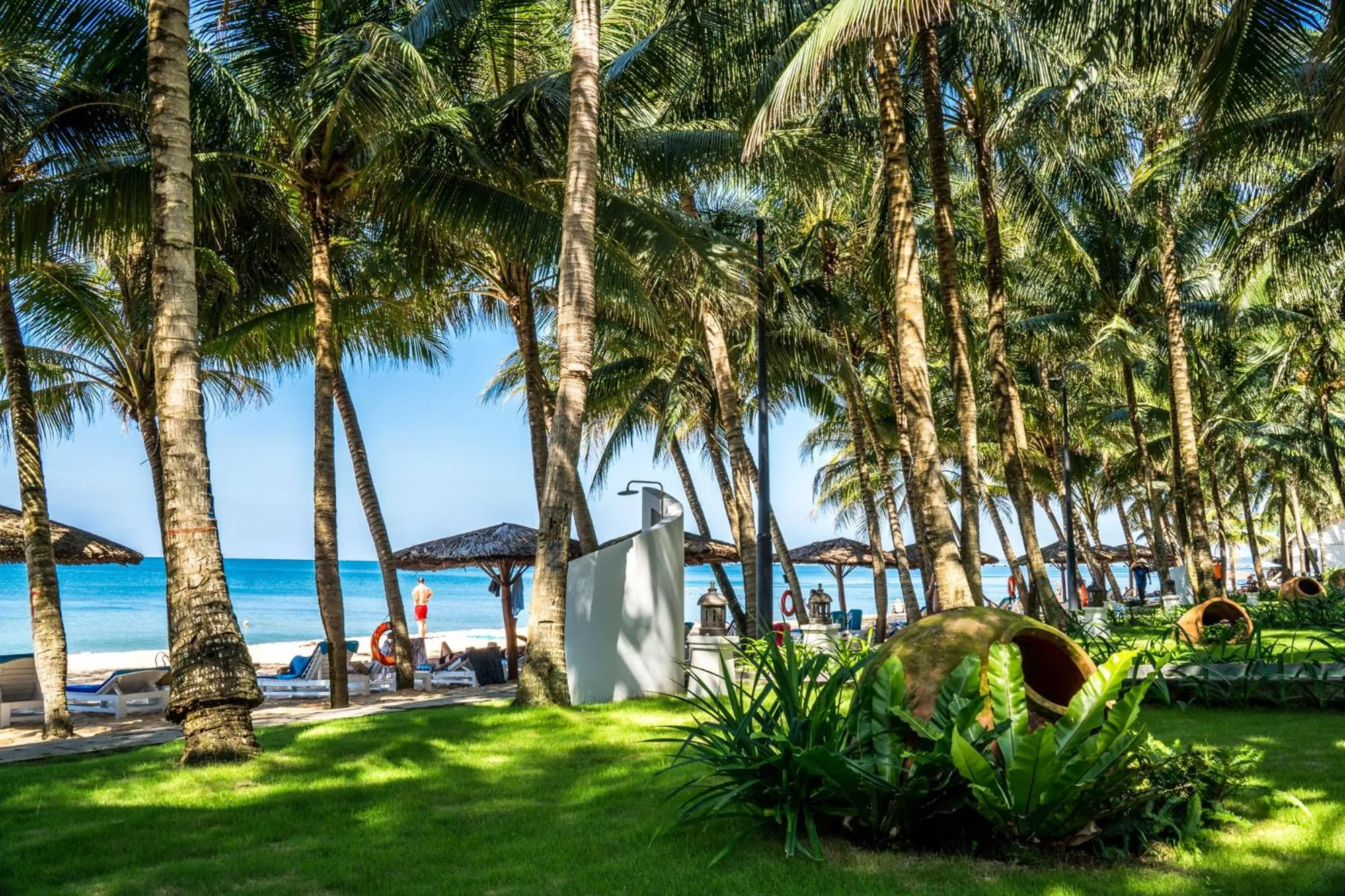 Beach in L'Azure Resort and Spa
