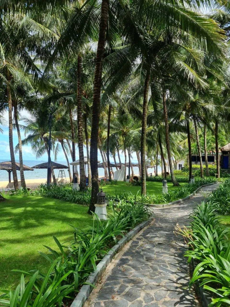 Garden in L'Azure Resort and Spa