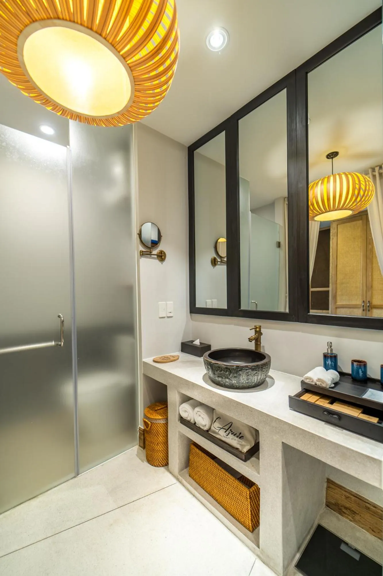 Shower in L'Azure Resort and Spa