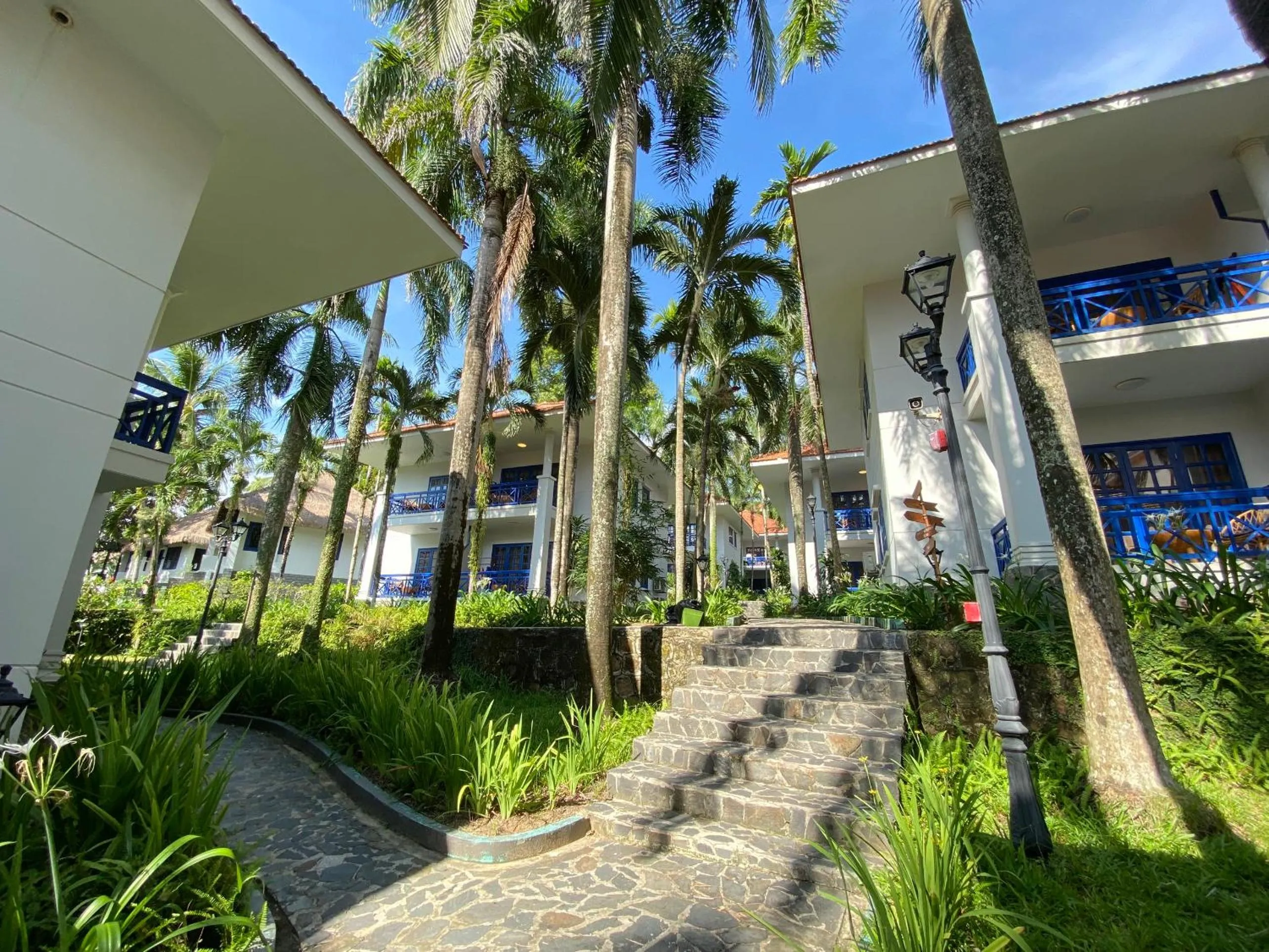 Garden view in L'Azure Resort and Spa