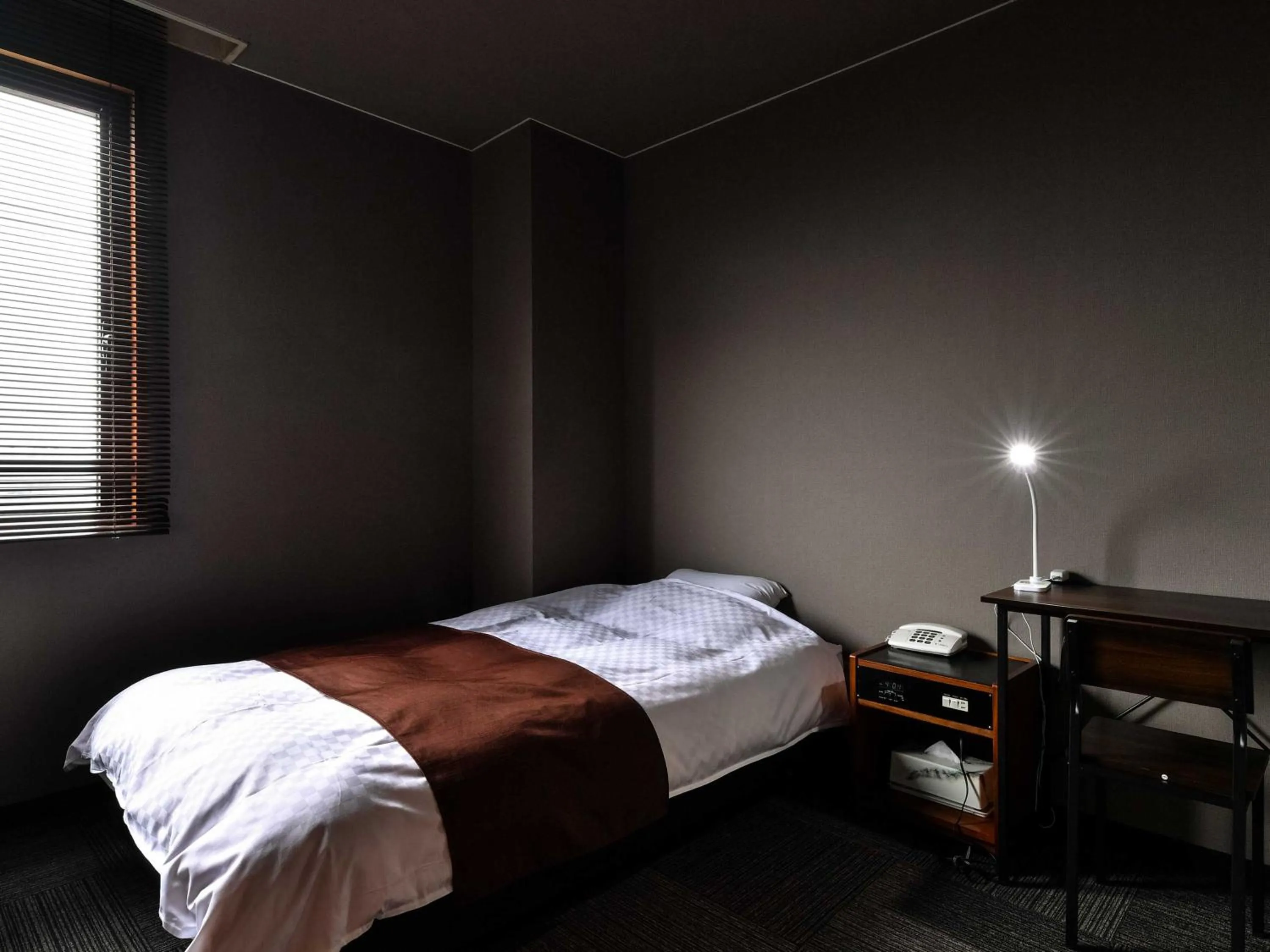 Bed in Hokuriku Fukui Awara Onsen Mimatsu