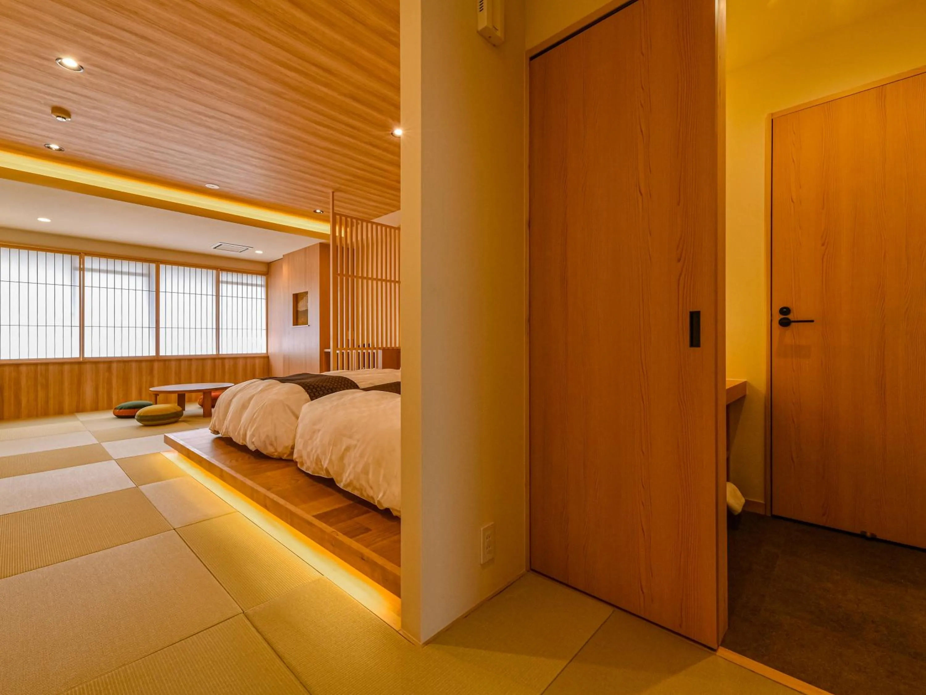 Photo of the whole room, Bed in Hokuriku Fukui Awara Onsen Mimatsu