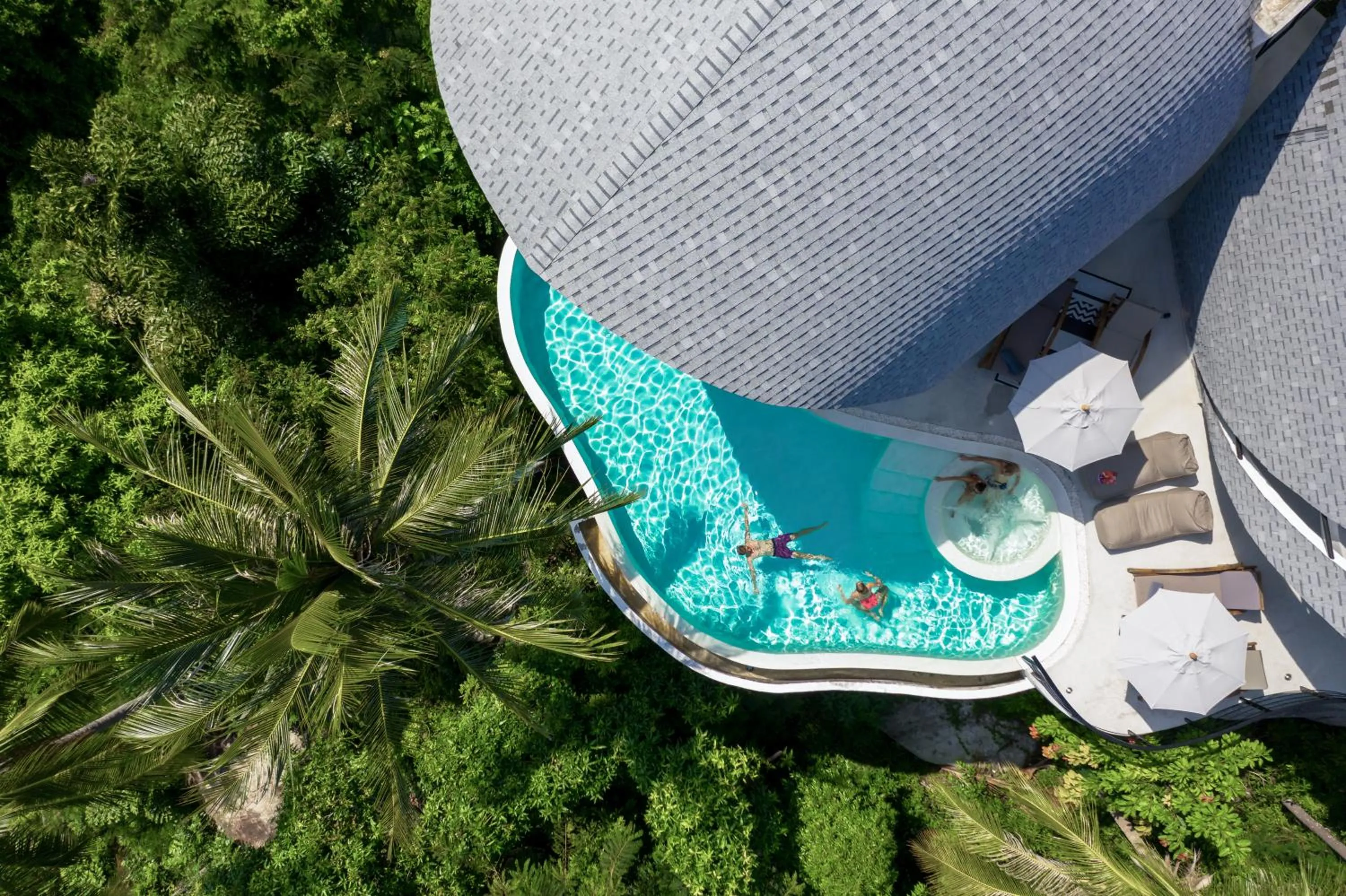 Patio in Villa The Spot Koh Samui