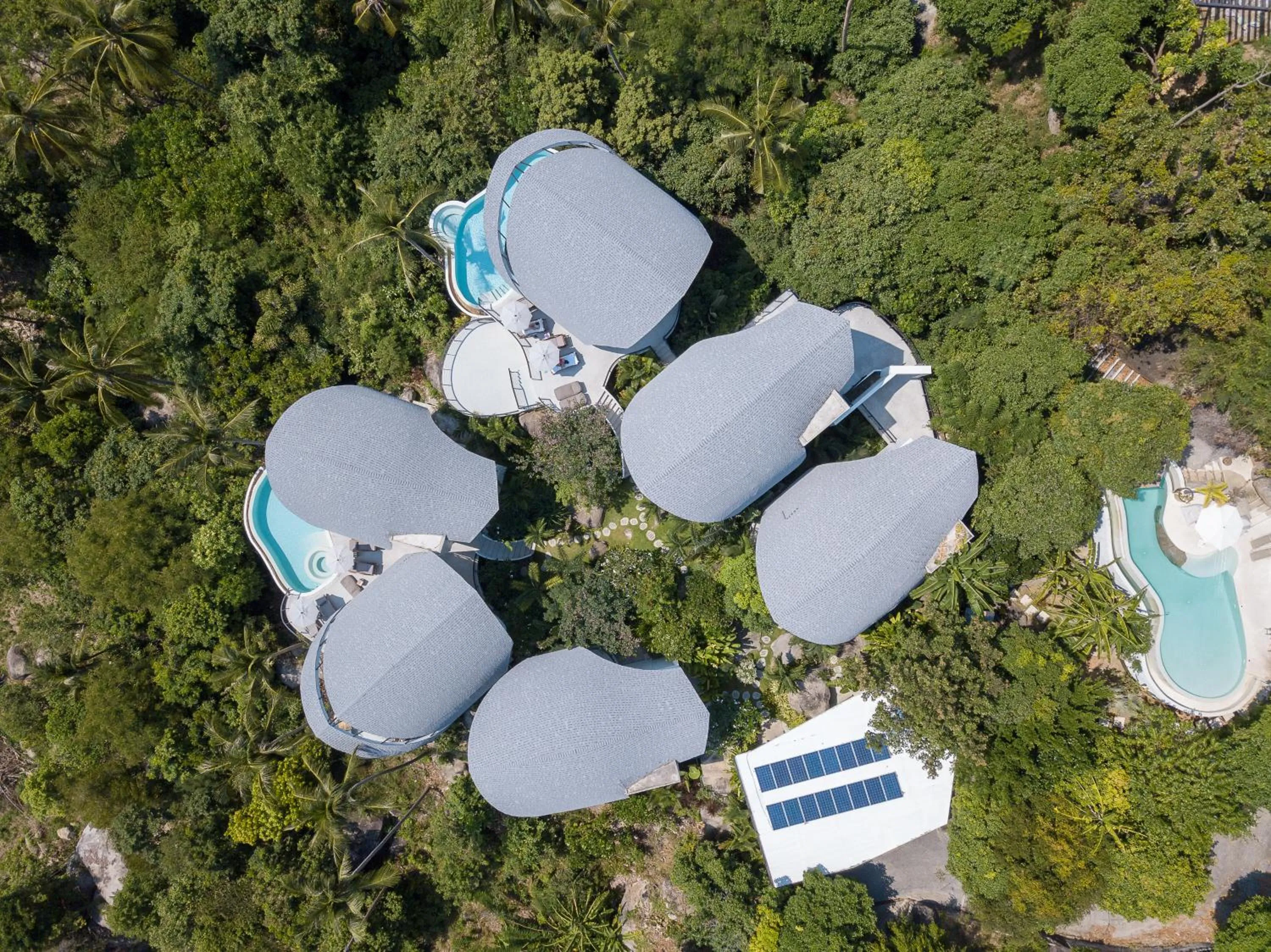 Bird's eye view in Villa The Spot Koh Samui