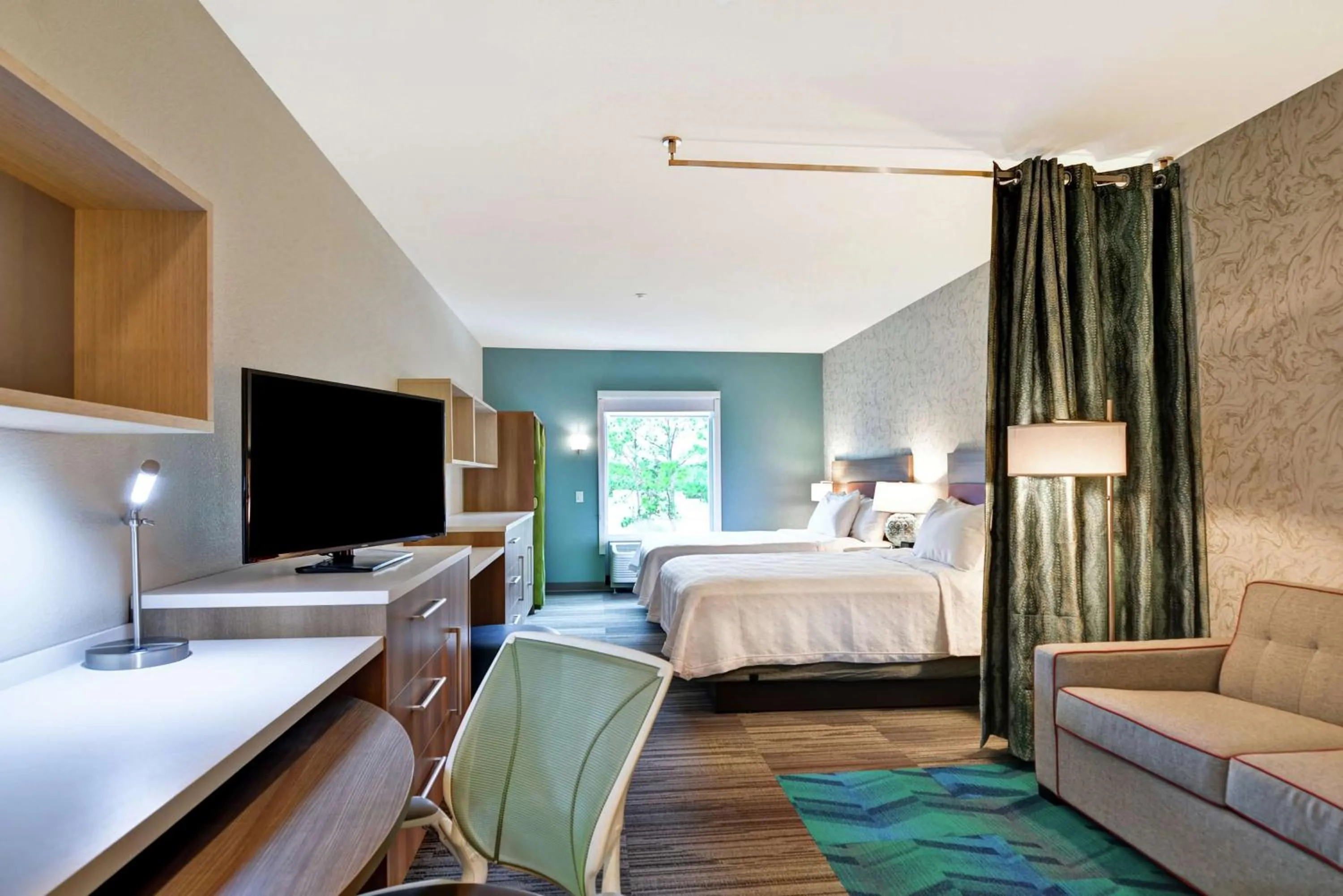 Bedroom, Bed in Home2 Suites By Hilton Daytona Beach Speedway