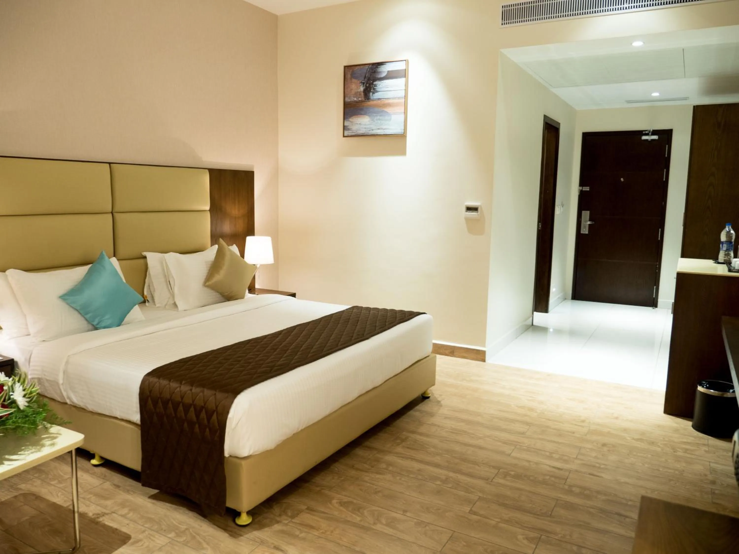 Bedroom, Bed in Grand Ashok