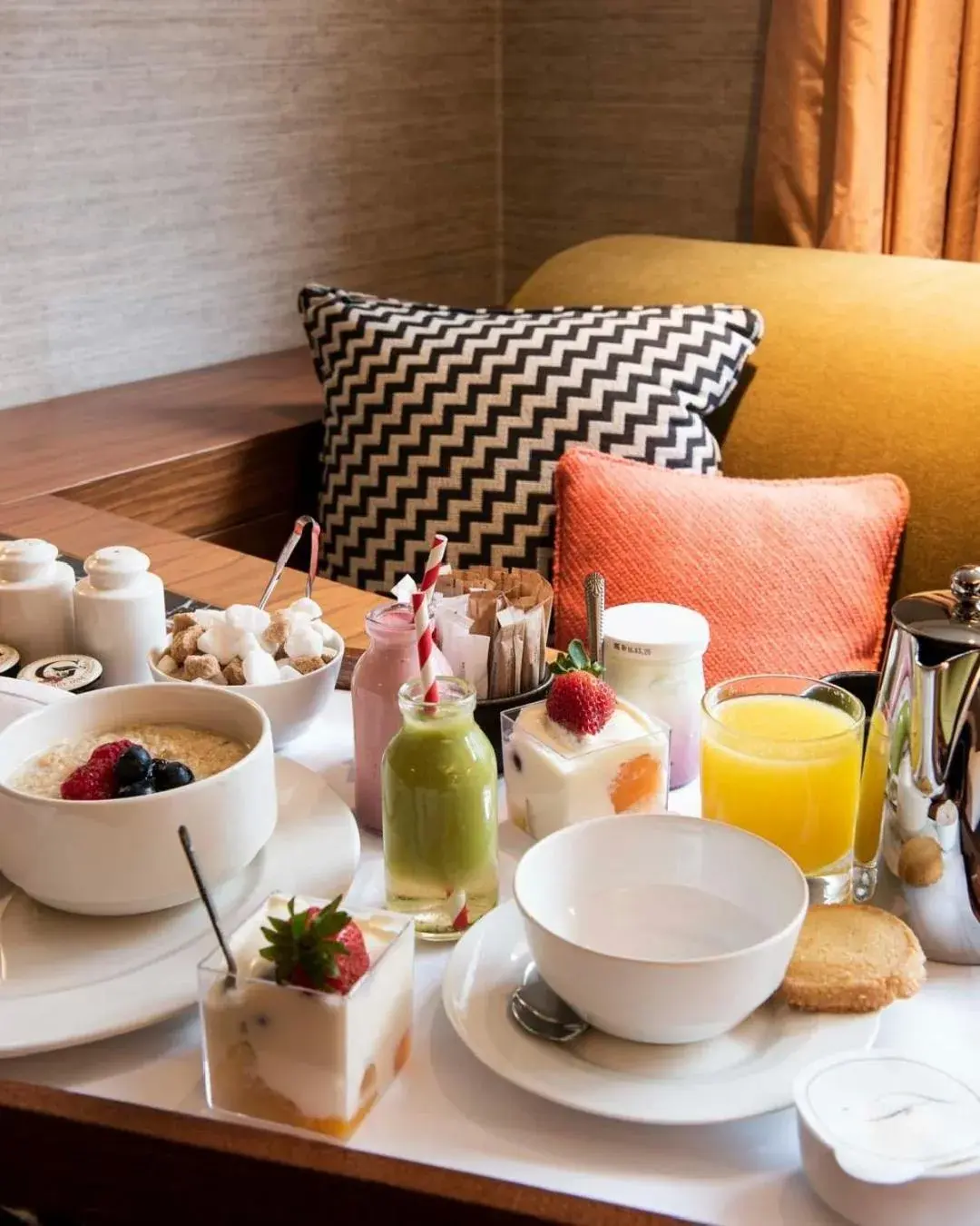 Continental breakfast in The Fitzwilliam Hotel Continental breakfast in The Fitzwilliam Hotel