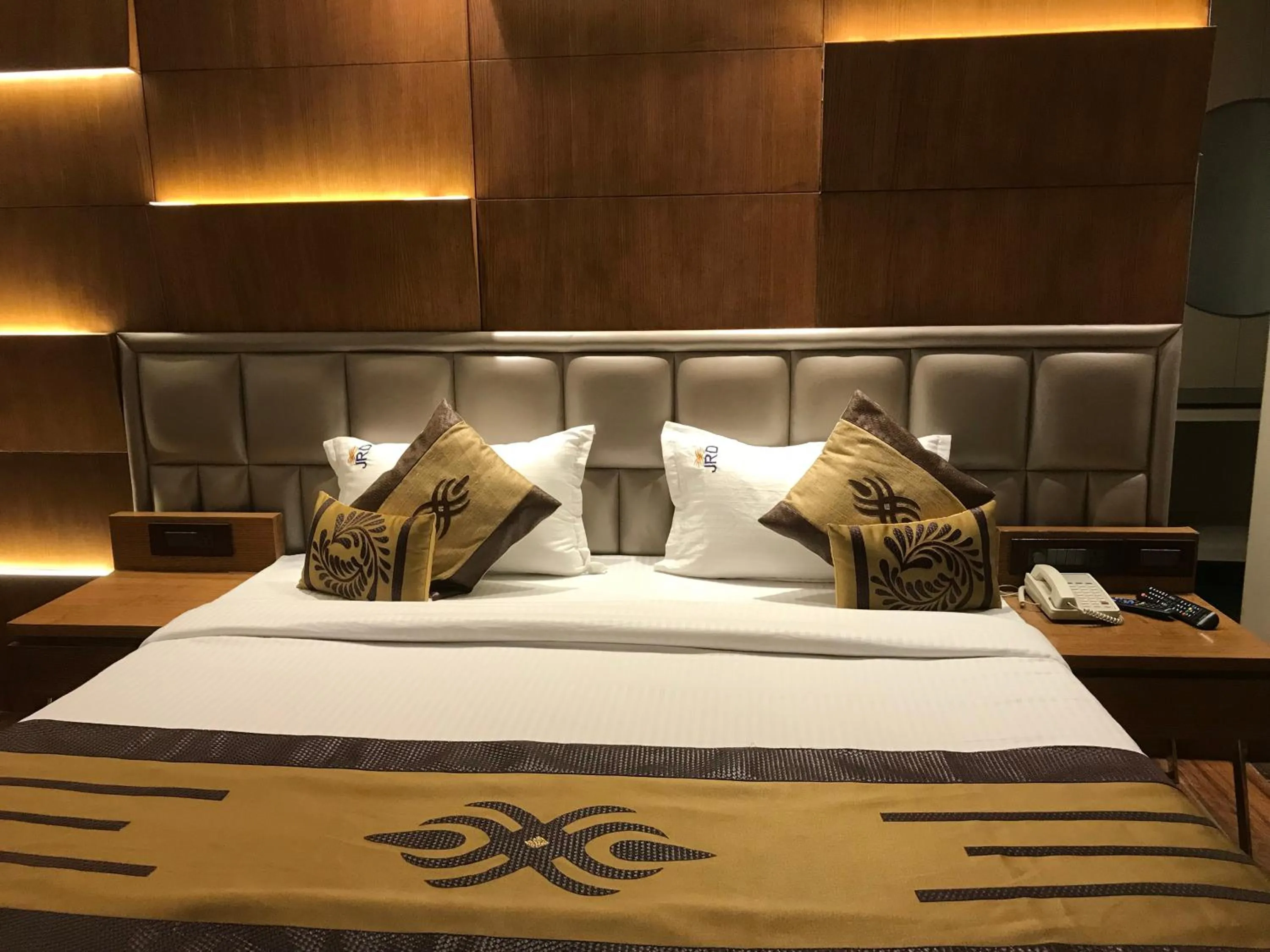 Bed in JRD Pride-Business Hotel