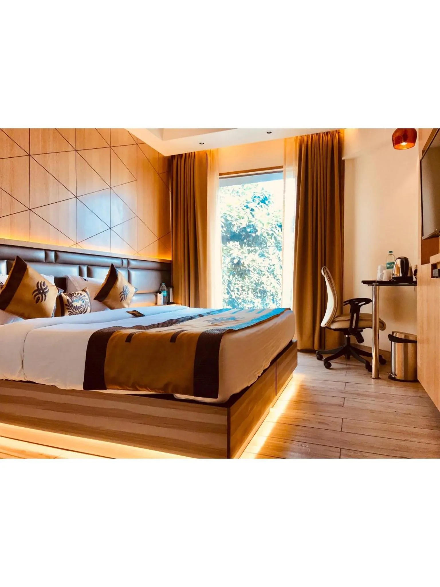 Bed in JRD Pride-Business Hotel
