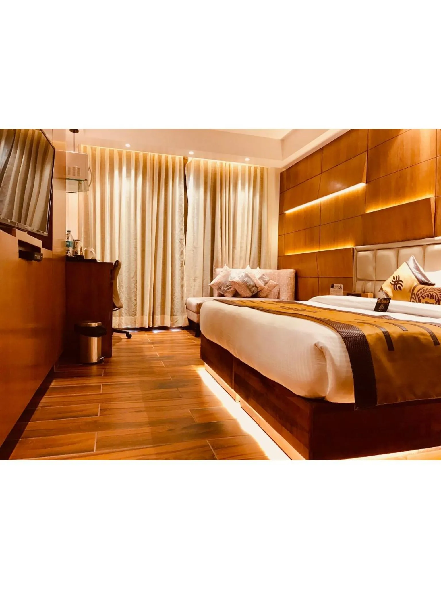 Bed in JRD Pride-Business Hotel