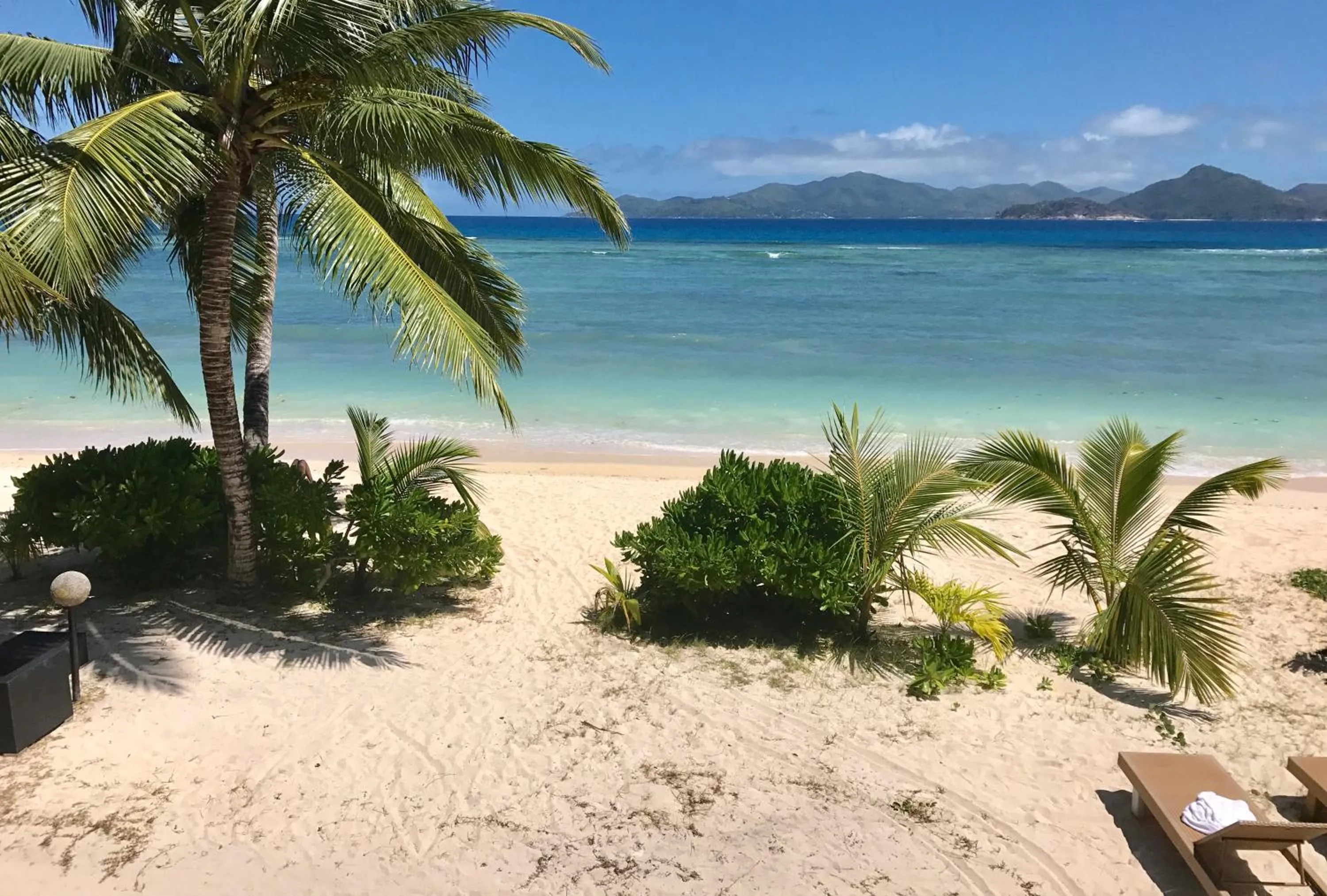 View (from property/room) in La Digue Island Lodge