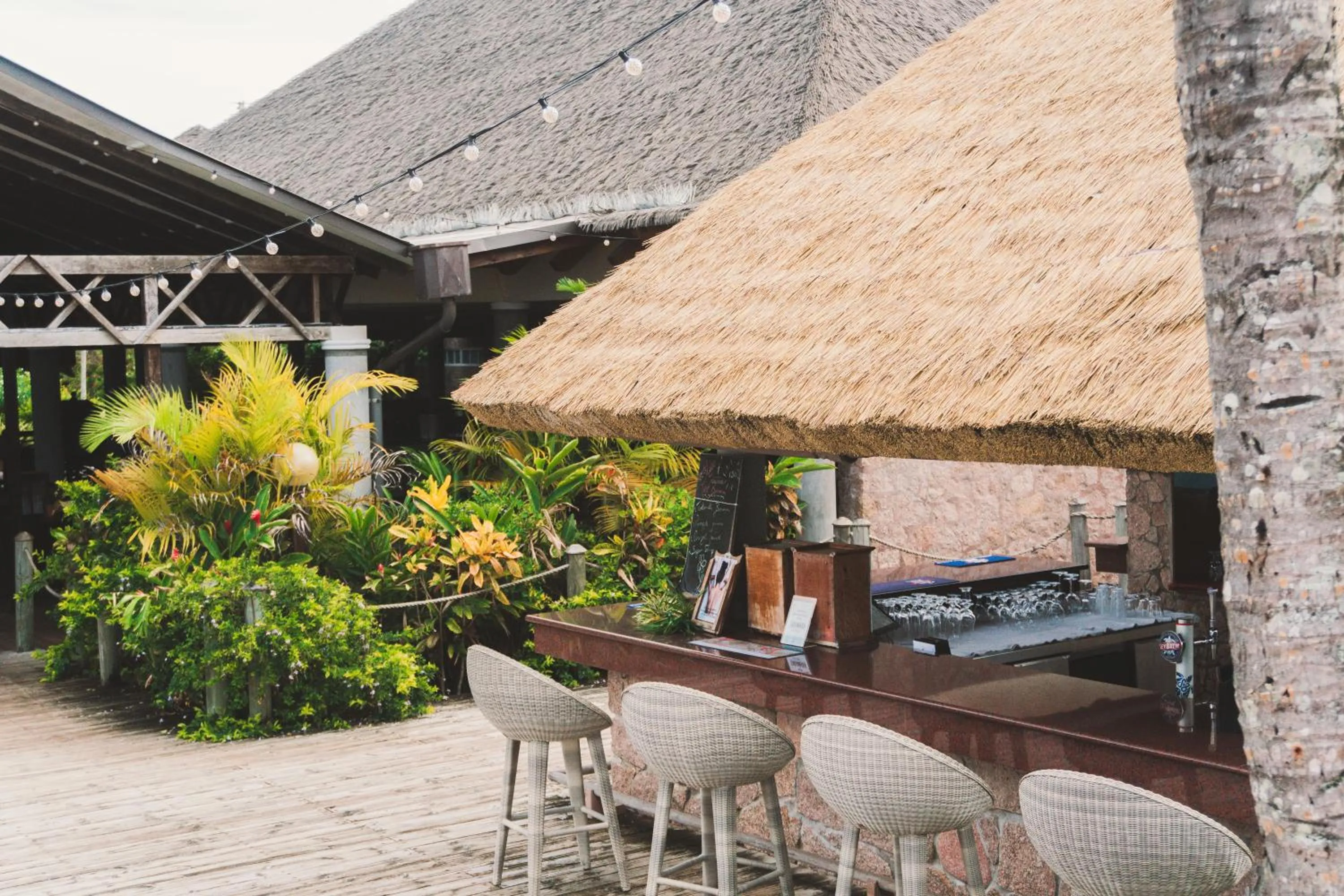 Restaurant/places to eat in La Digue Island Lodge
