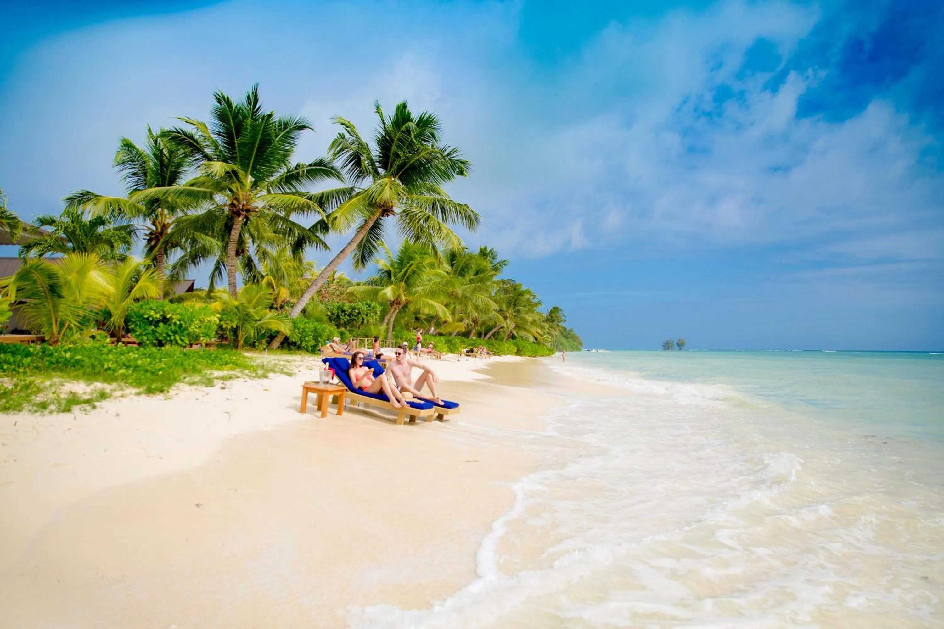 People in La Digue Island Lodge