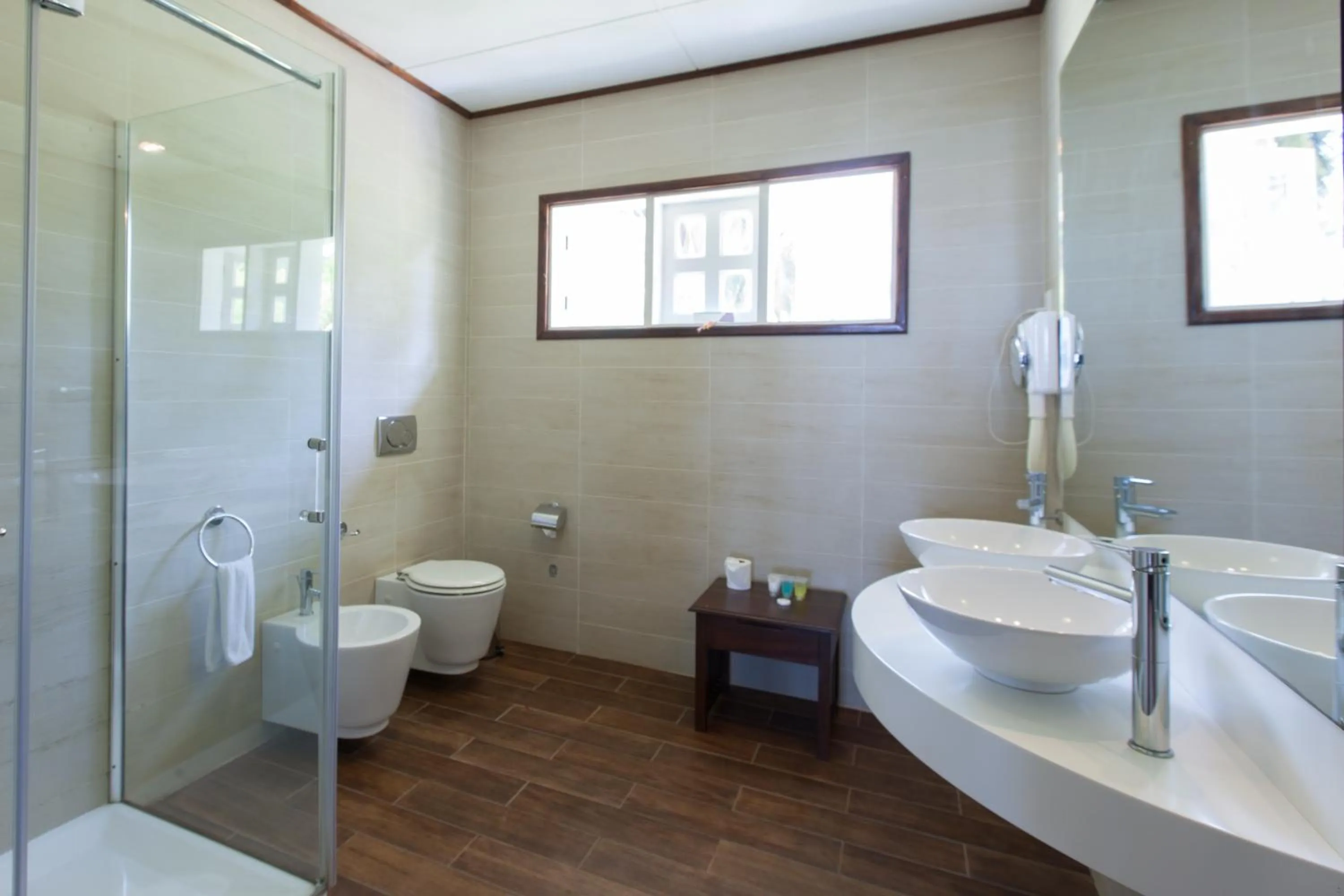 Shower in La Digue Island Lodge