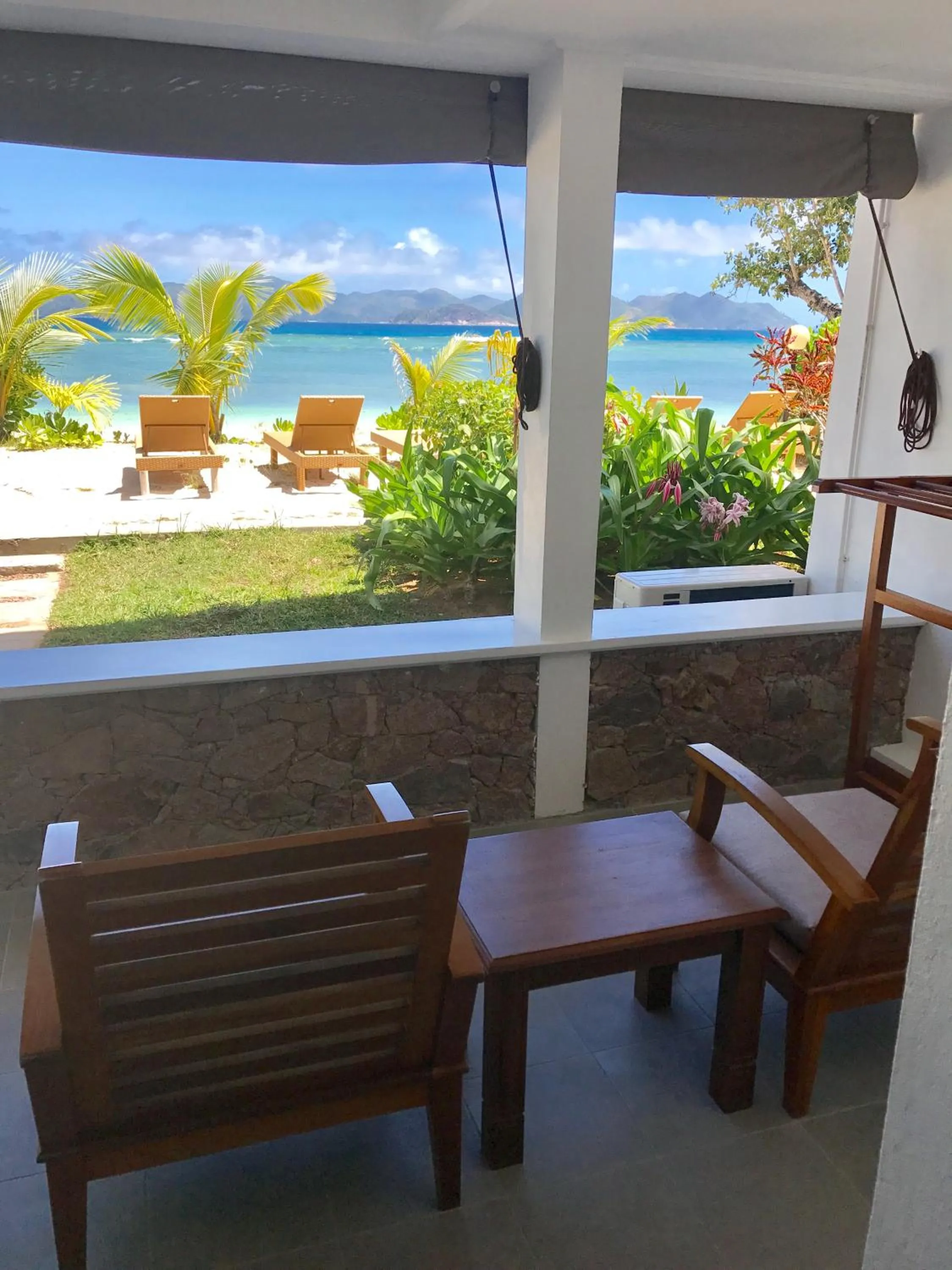 Balcony/Terrace in La Digue Island Lodge