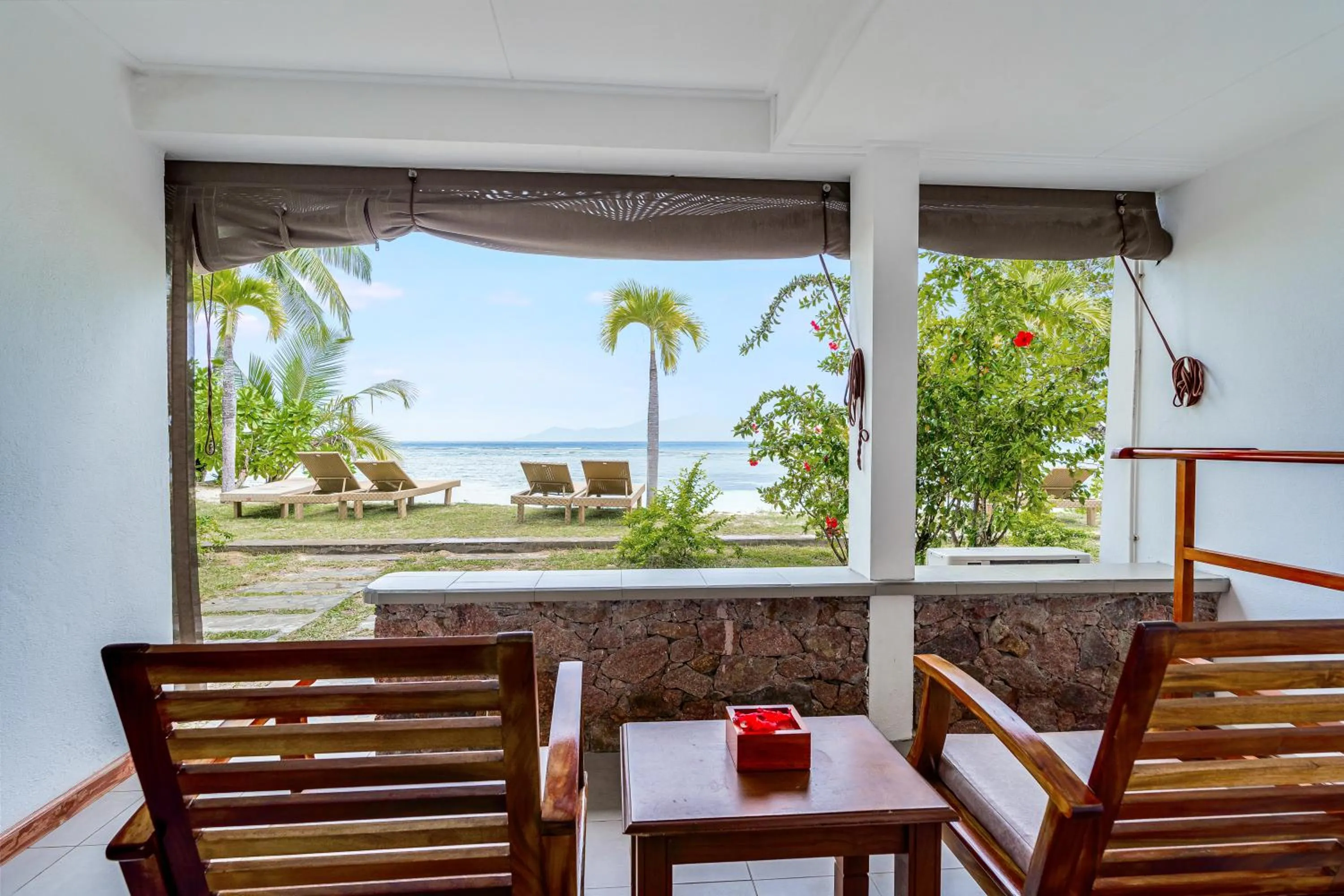 Balcony/Terrace in La Digue Island Lodge
