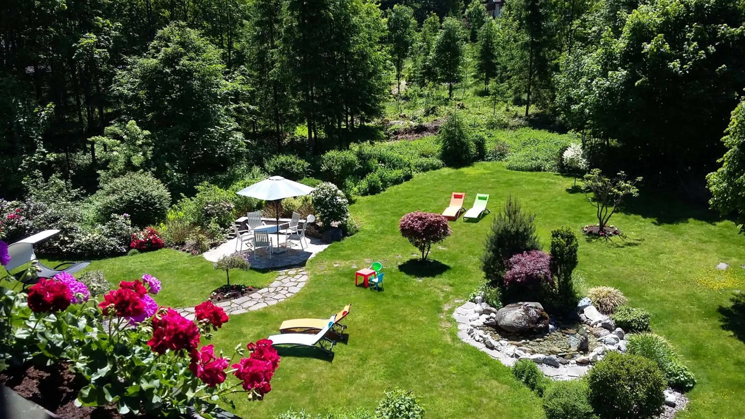 Garden in Hotel Garni Erler