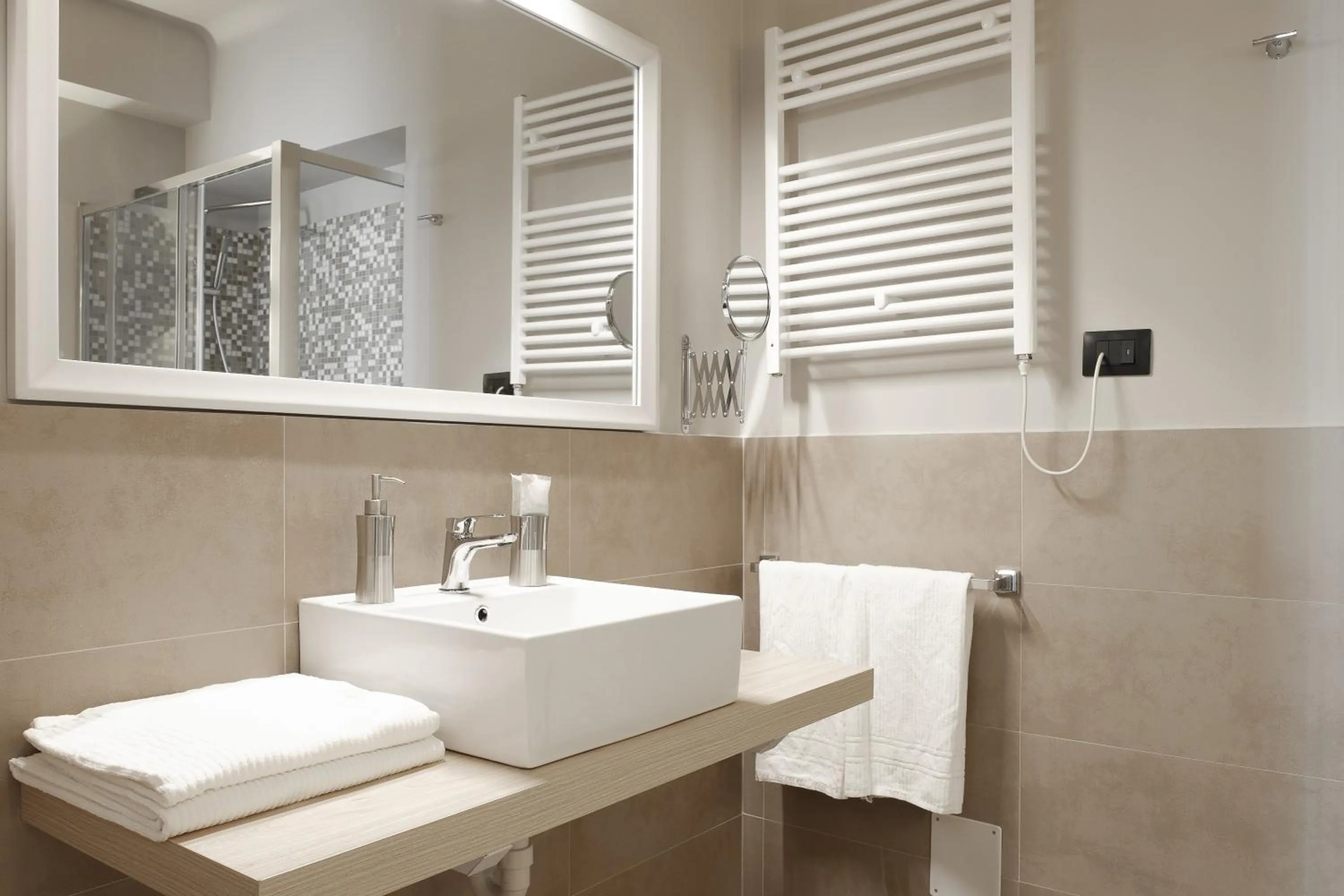 Shower in Hotel De Ville