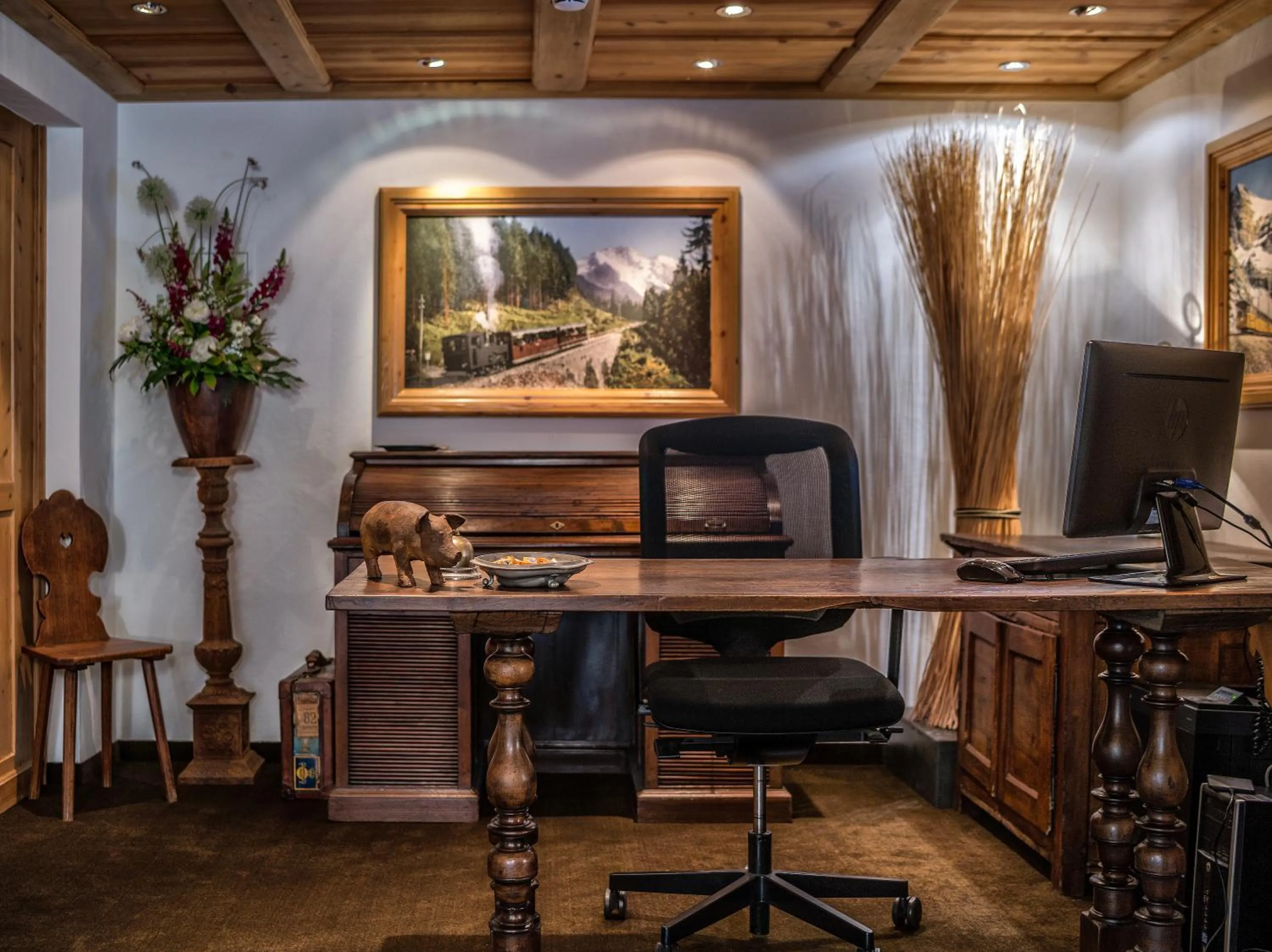 Decorative detail in Hotel Schönegg