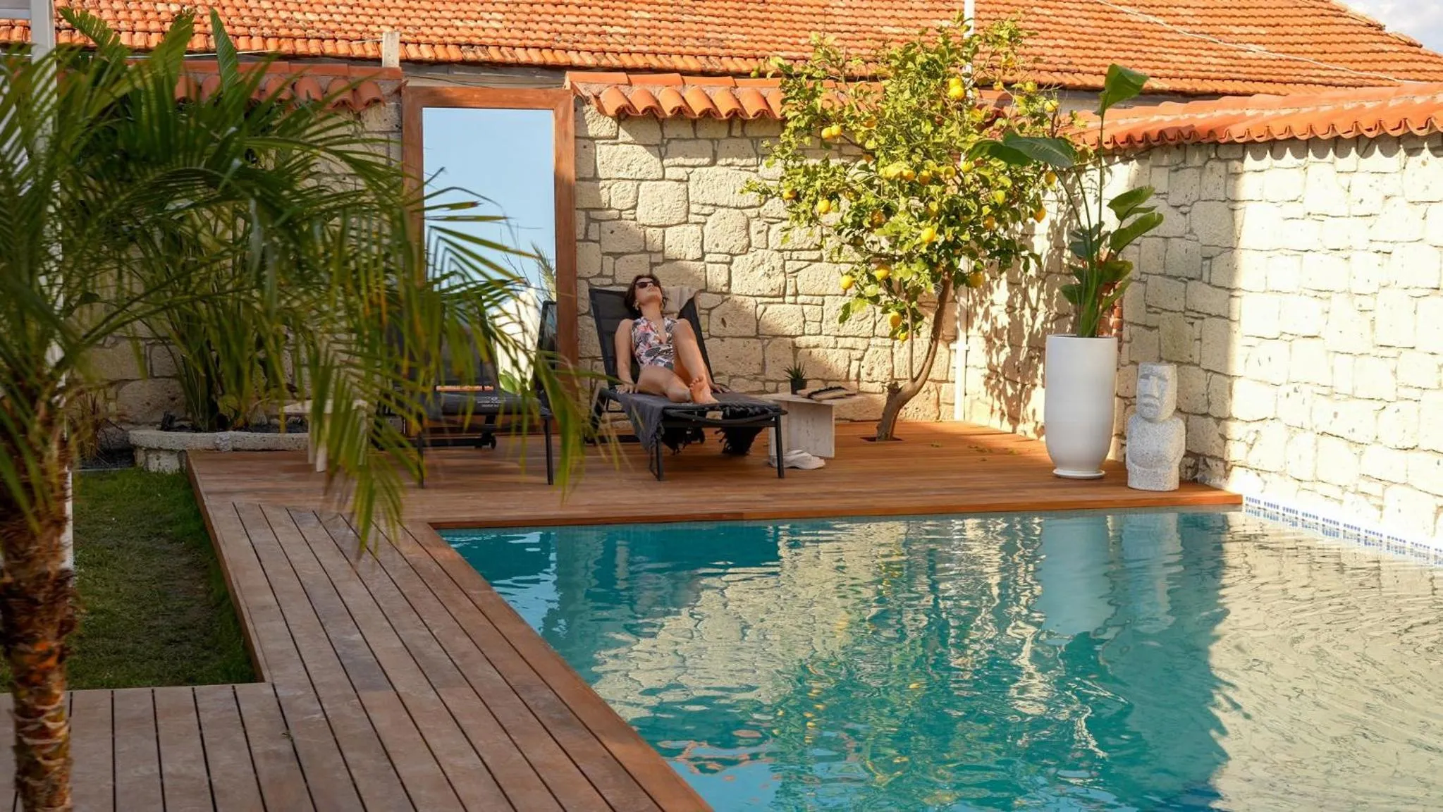 Swimming pool in Aleysim Alaçatı-Design Als