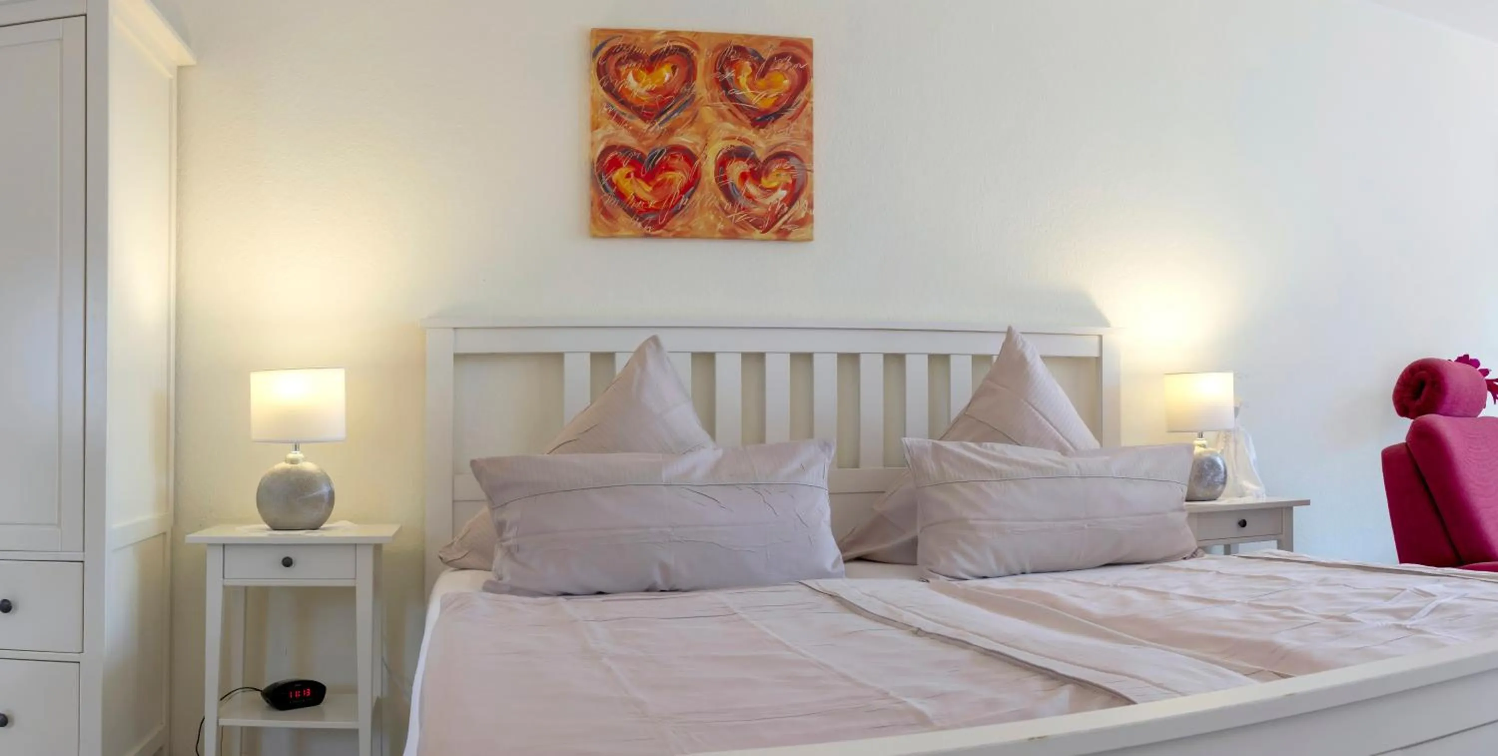 Bed in Haus Roseneck mit gratis Zugang zur Jod-Sole-Therme